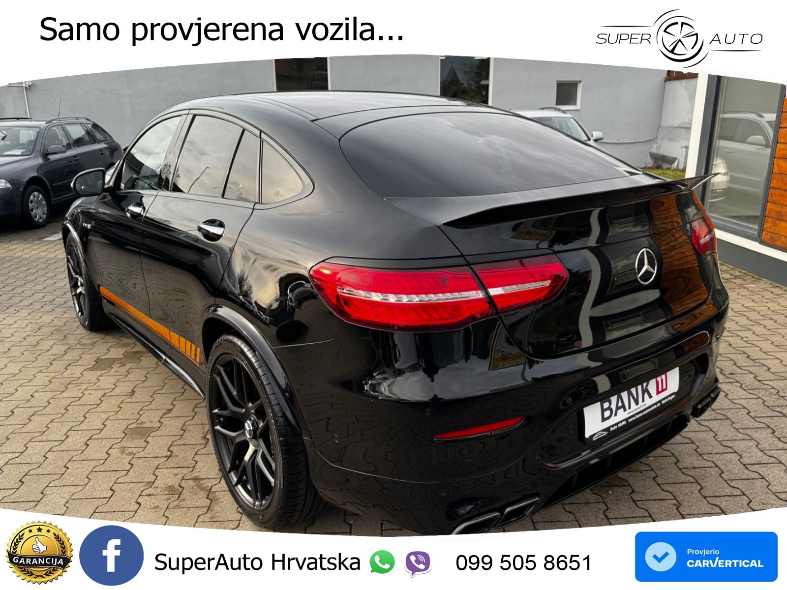 Mercedes GLC Coupe AMG 63 S V8 (510 KS) 4MATIC+ MCT Edition One ZRAČNI+ACC+GR SJED+KAM+PANO