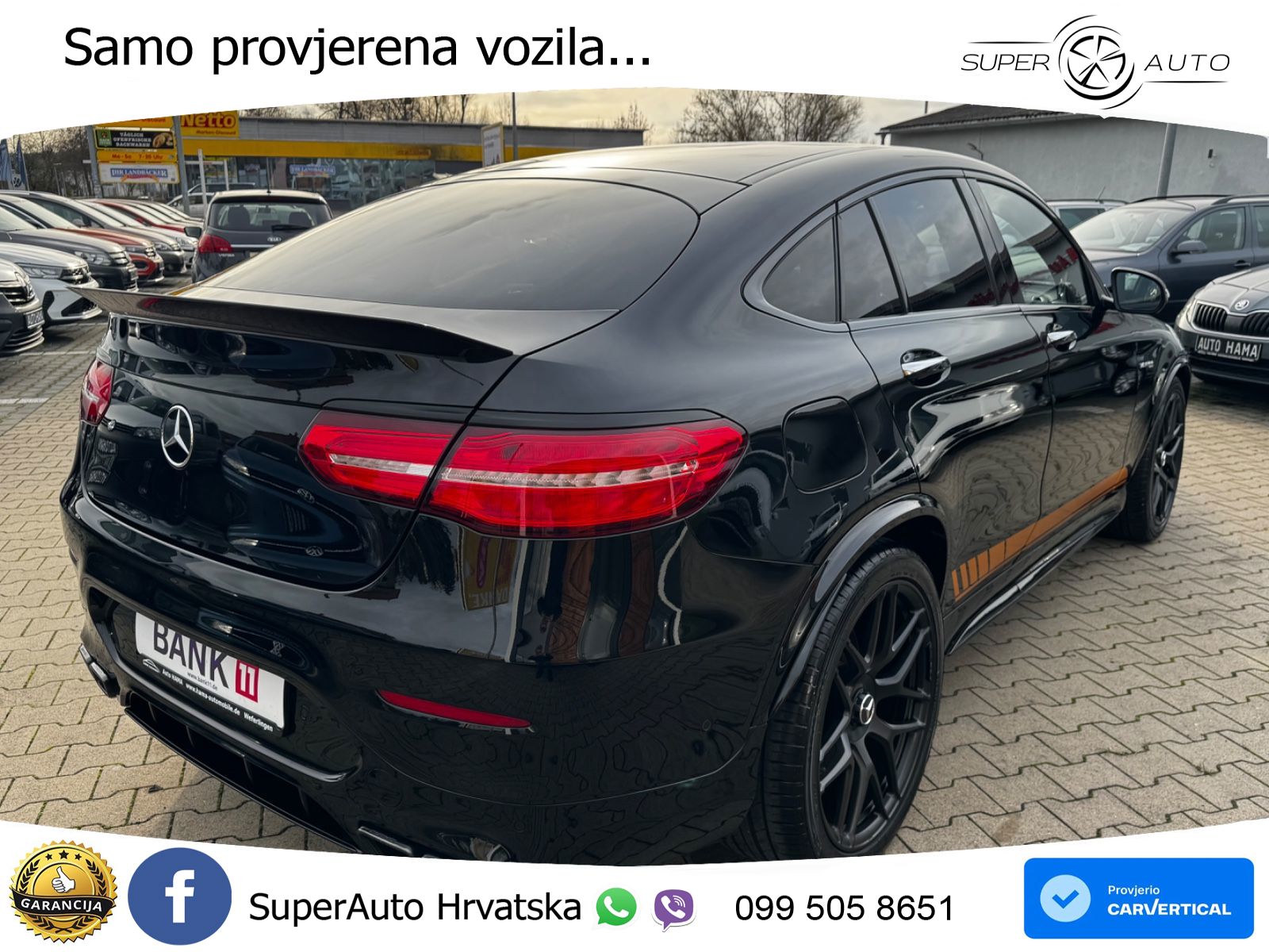 Mercedes GLC Coupe AMG 63 S V8 (510 KS) 4MATIC+ MCT Edition One ZRAČNI+ACC+GR SJED+KAM+PANO