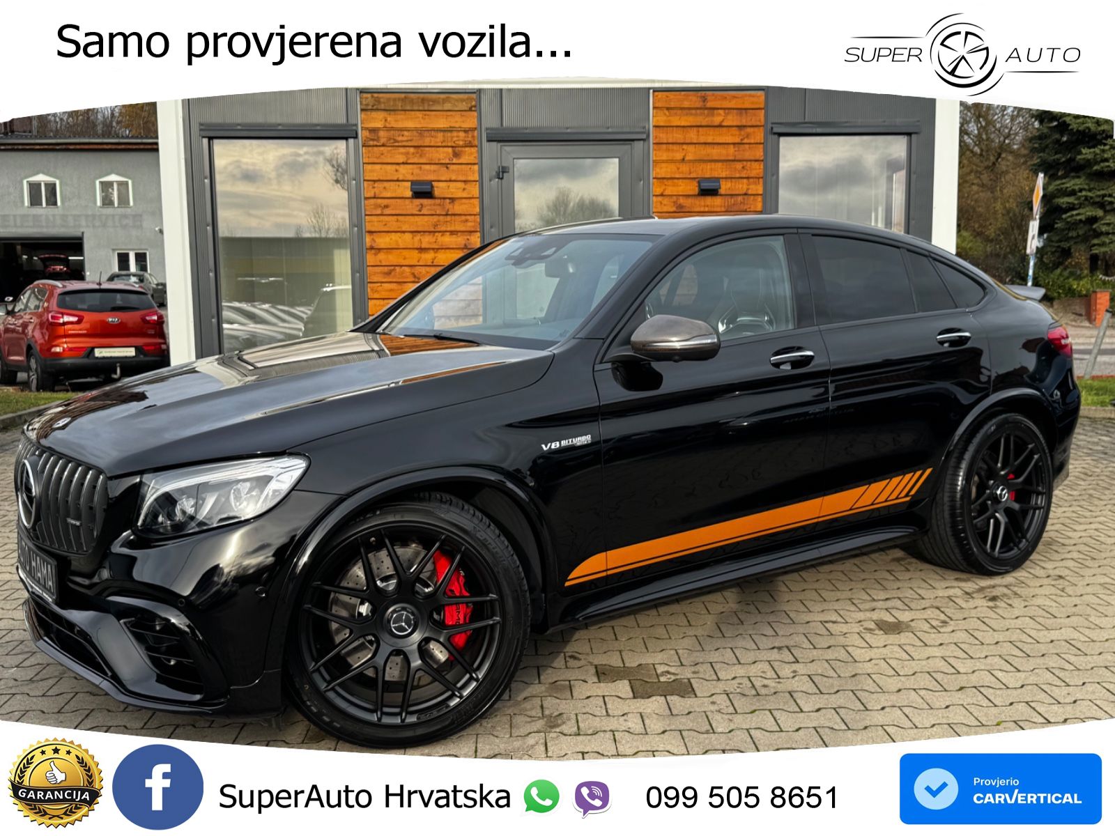 Mercedes GLC Coupe AMG 63 S V8 (510 KS) 4MATIC+ MCT Edition One ZRAČNI+ACC+GR SJED+KAM+PANO