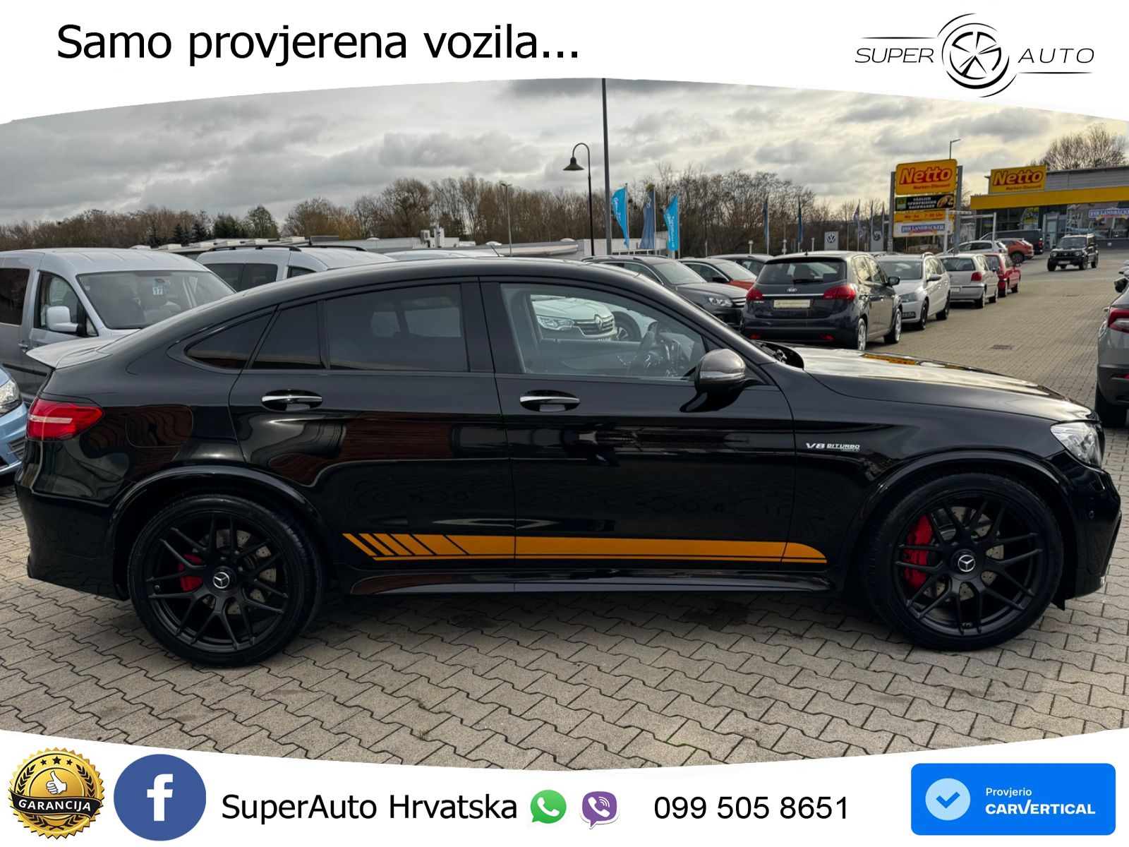 Mercedes GLC Coupe AMG 63 S V8 (510 KS) 4MATIC+ MCT Edition One ZRAČNI+ACC+GR SJED+KAM+PANO