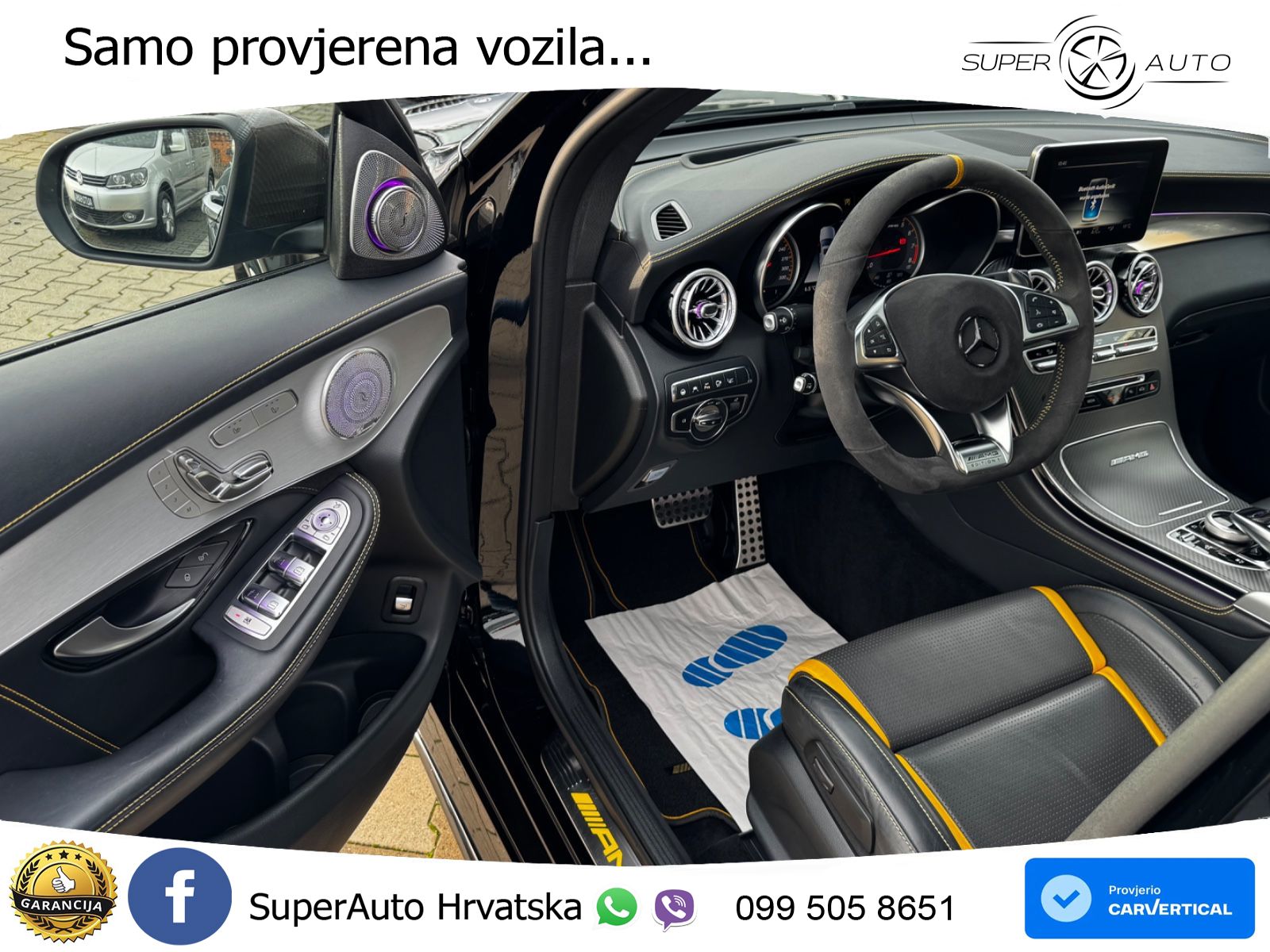 Mercedes GLC Coupe AMG 63 S V8 (510 KS) 4MATIC+ MCT Edition One ZRAČNI+ACC+GR SJED+KAM+PANO
