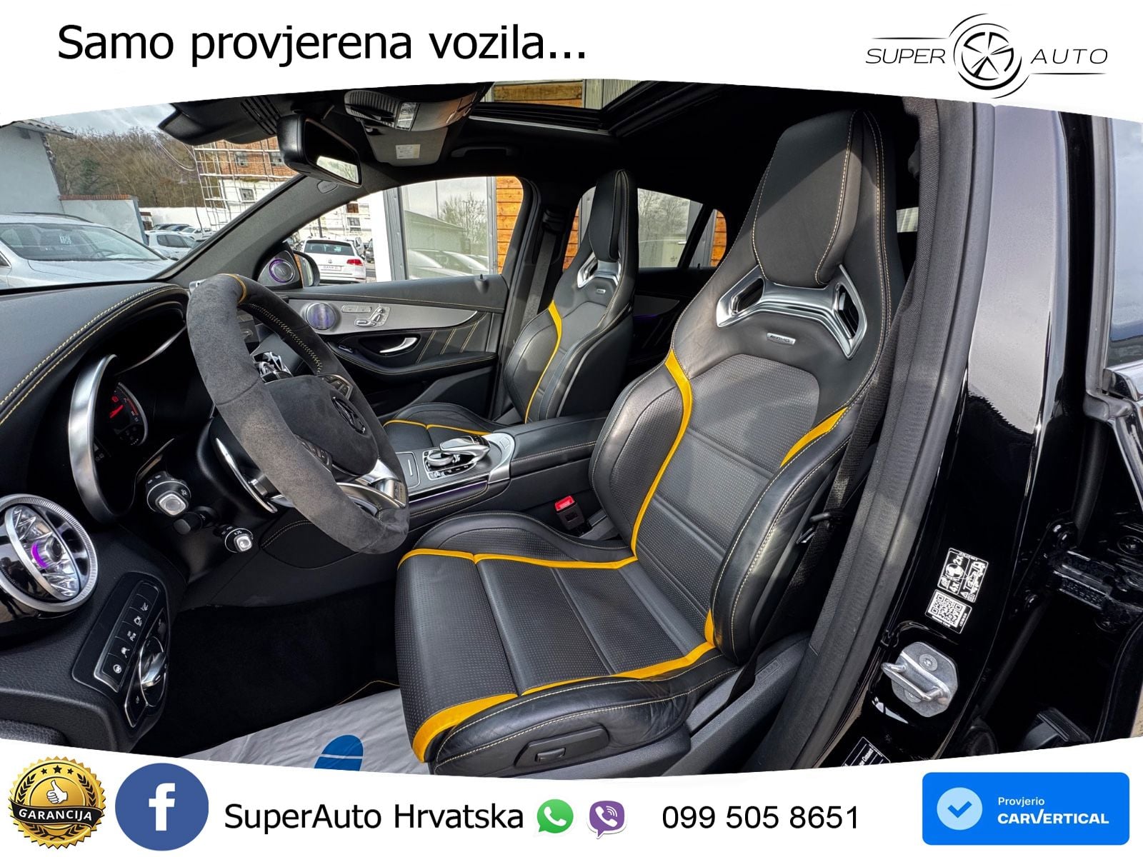 Mercedes GLC Coupe AMG 63 S V8 (510 KS) 4MATIC+ MCT Edition One ZRAČNI+ACC+GR SJED+KAM+PANO