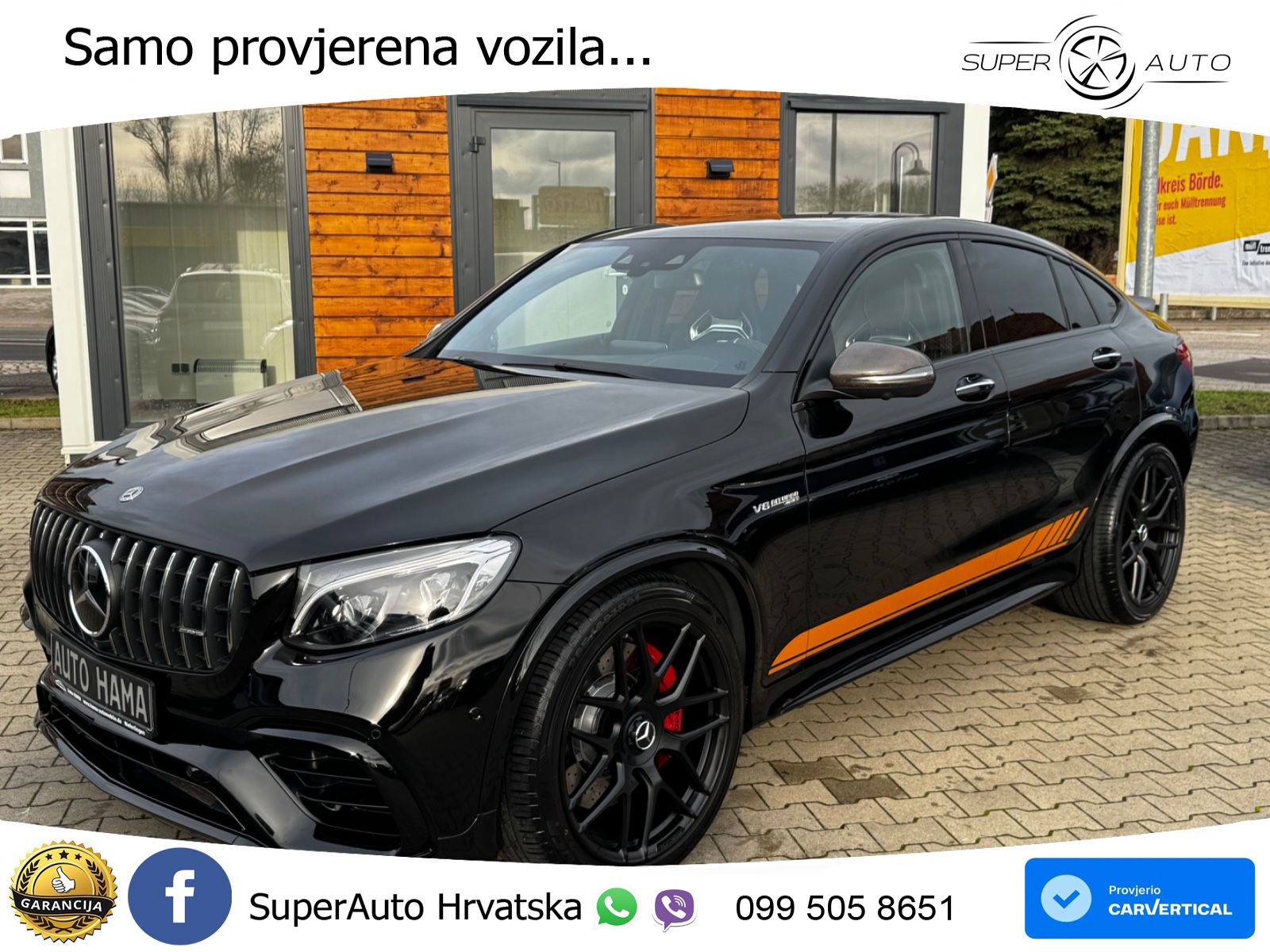Mercedes GLC Coupe AMG 63 S V8 (510 KS) 4MATIC+ MCT Edition One ZRAČNI+ACC+GR SJED+KAM+PANO