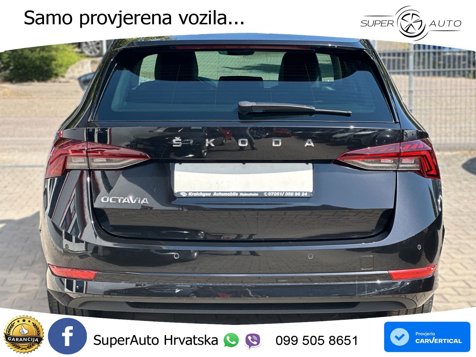 Škoda Octavia Combi 2.0 TDI (150 KS) DSG LED+GR SJED+ACC