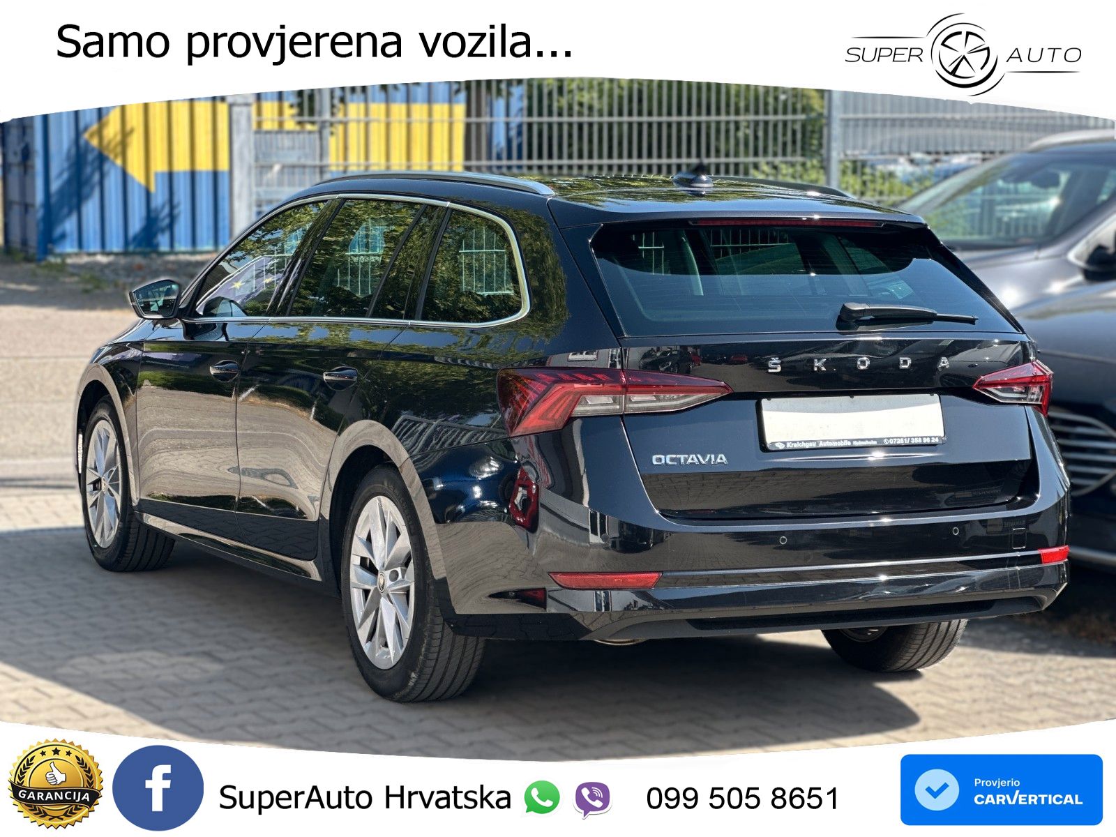 Škoda Octavia Combi 2.0 TDI (150 KS) DSG LED+GR SJED+ACC
