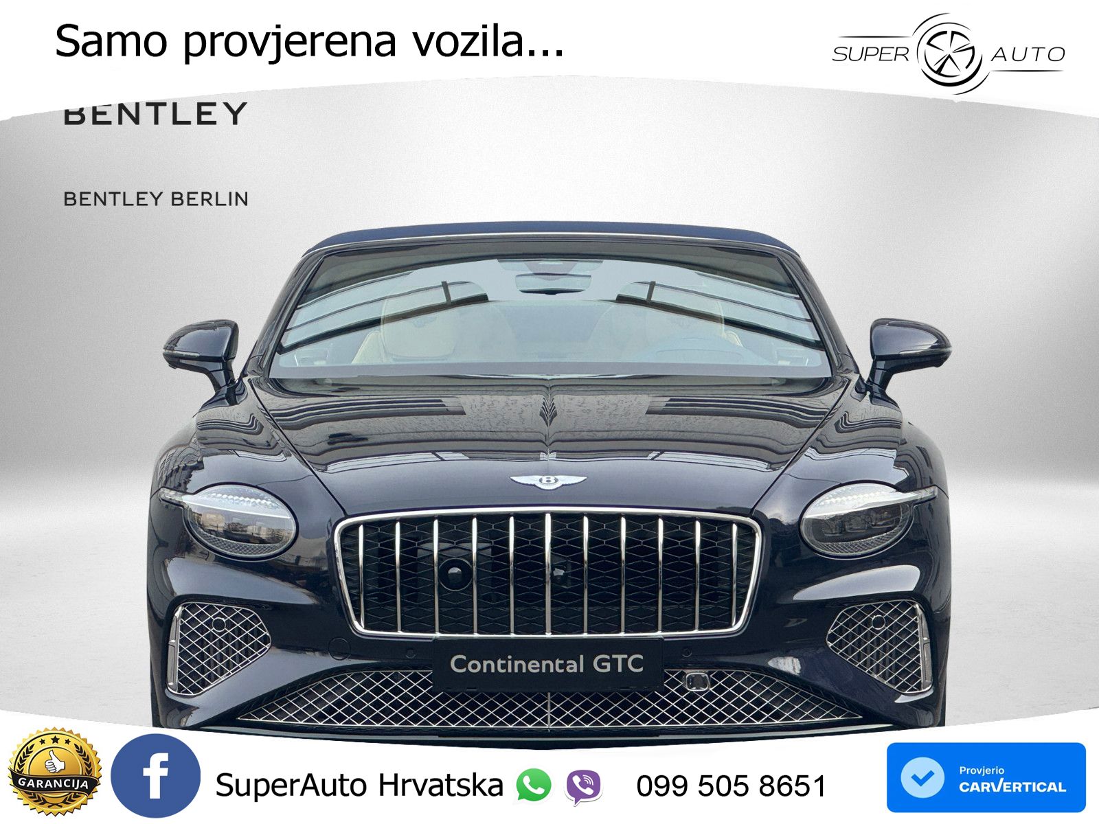Bentley Continental GTC IV 4.0 V8 TFSi (680 KS) AWD DCT LED+GR SJED+ACC