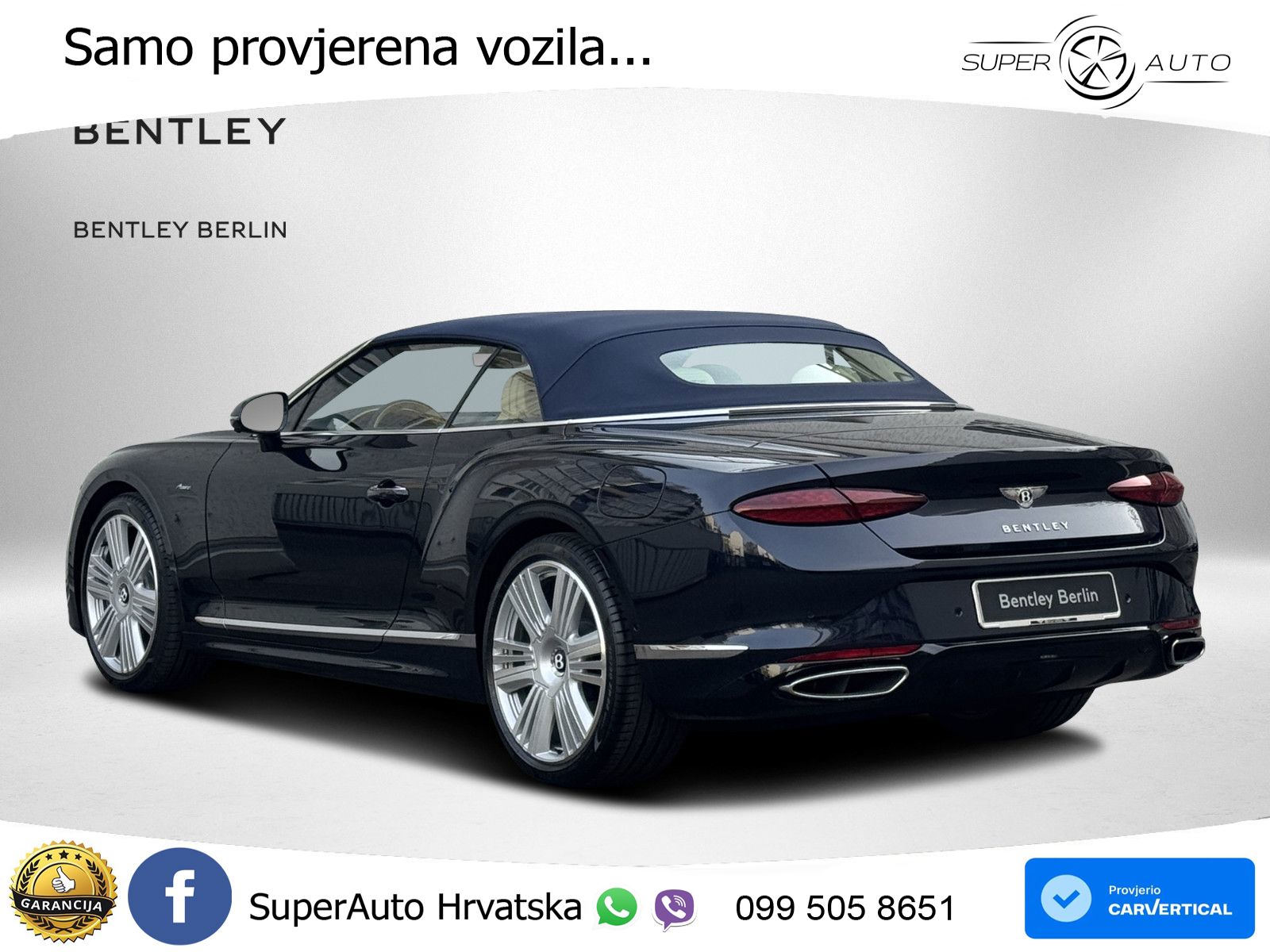 Bentley Continental GTC IV 4.0 V8 TFSi (680 KS) AWD DCT LED+GR SJED+ACC