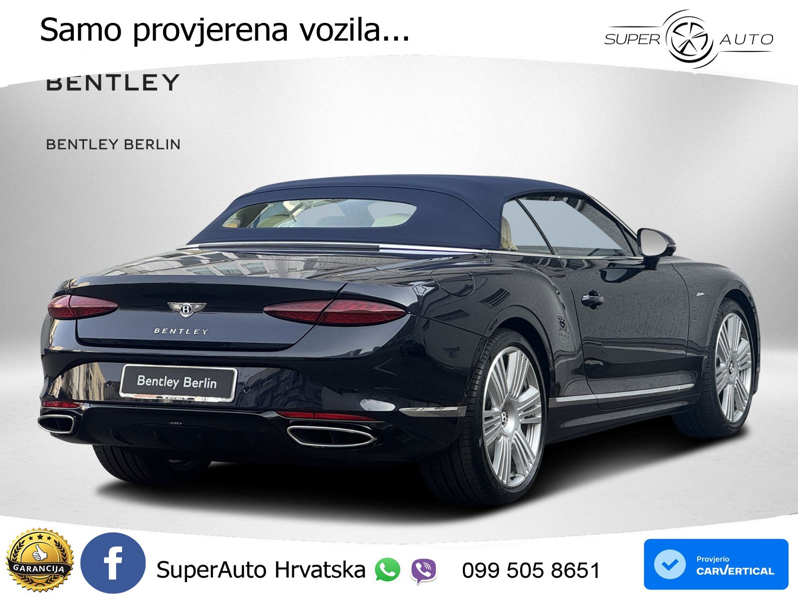 Bentley Continental GTC IV 4.0 V8 TFSi (680 KS) AWD DCT LED+GR SJED+ACC