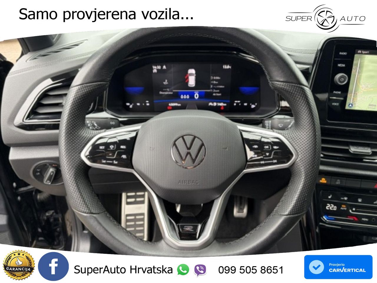 Volkswagen T-Roc 1.5 TSI (150 KS) R-Line LED+GR SJED+ACC