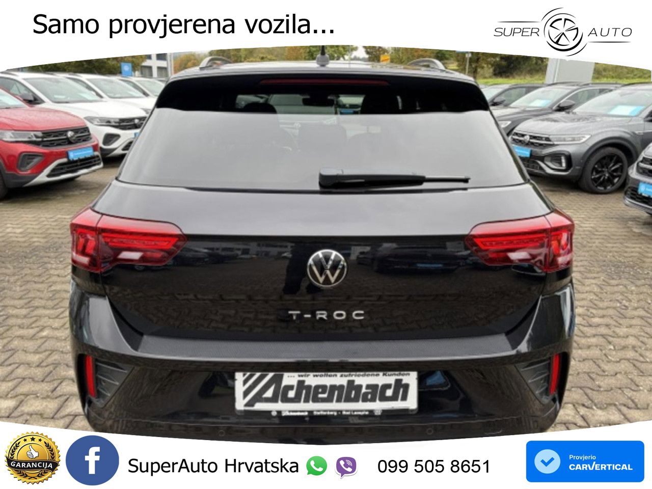 Volkswagen T-Roc 1.5 TSI (150 KS) R-Line LED+GR SJED+ACC