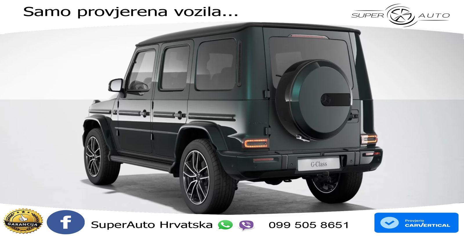 Mercedes G 450d Long (367 KS) 4MATIC 9G-TRONIC Superior LED+GR SJED+ACC