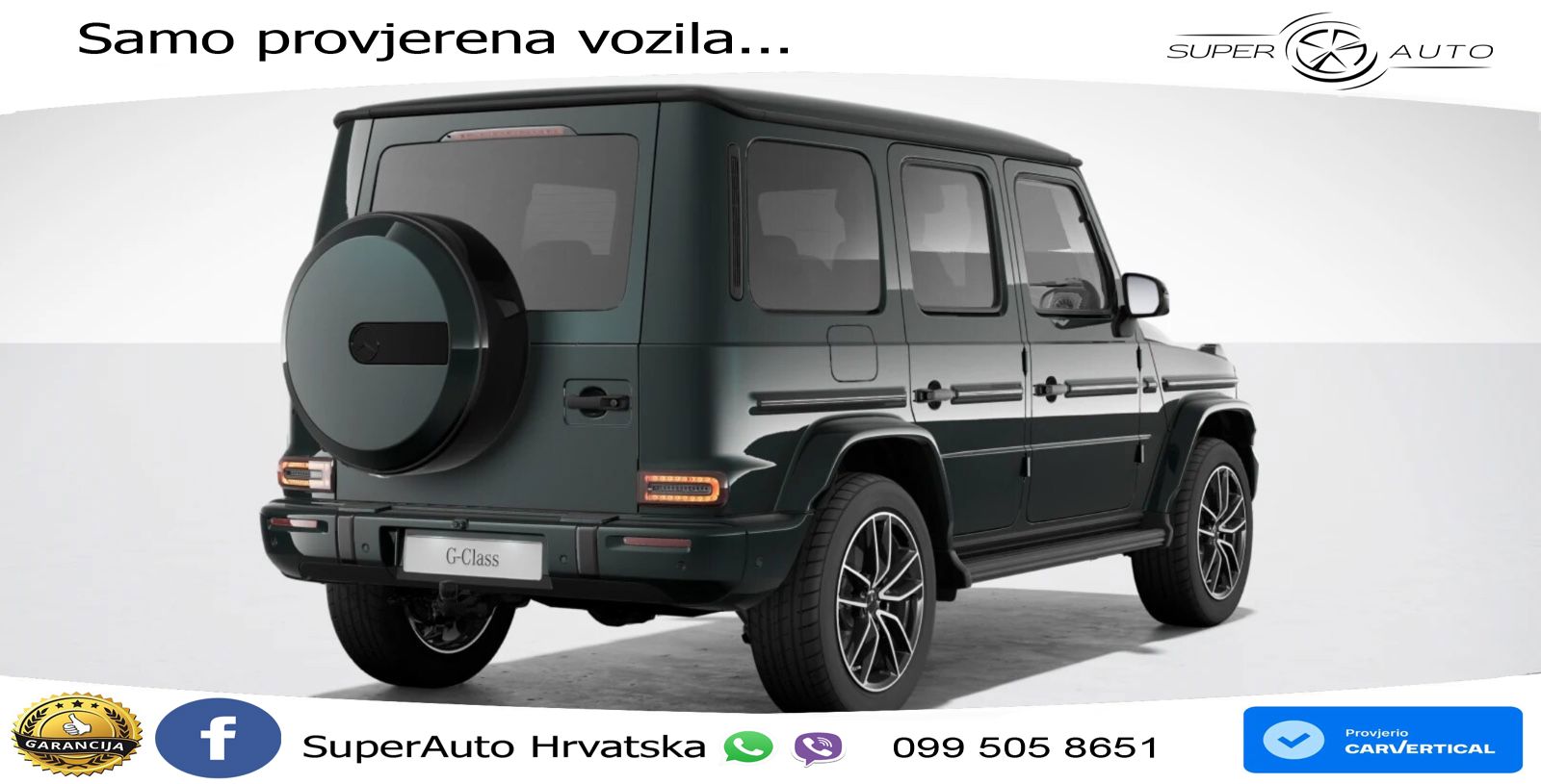 Mercedes G 450d Long (367 KS) 4MATIC 9G-TRONIC Superior LED+GR SJED+ACC
