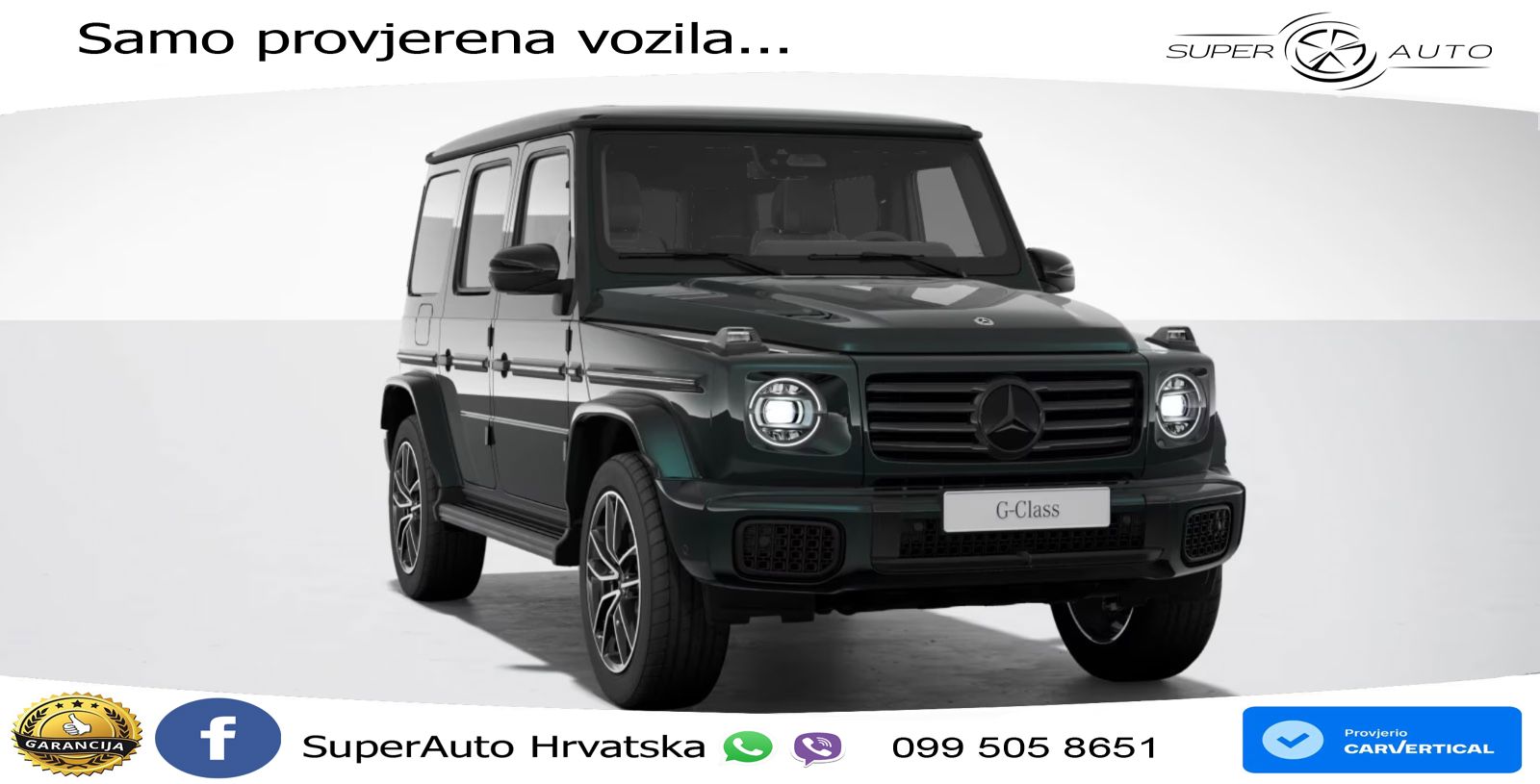 Mercedes G 450d Long (367 KS) 4MATIC 9G-TRONIC Superior LED+GR SJED+ACC