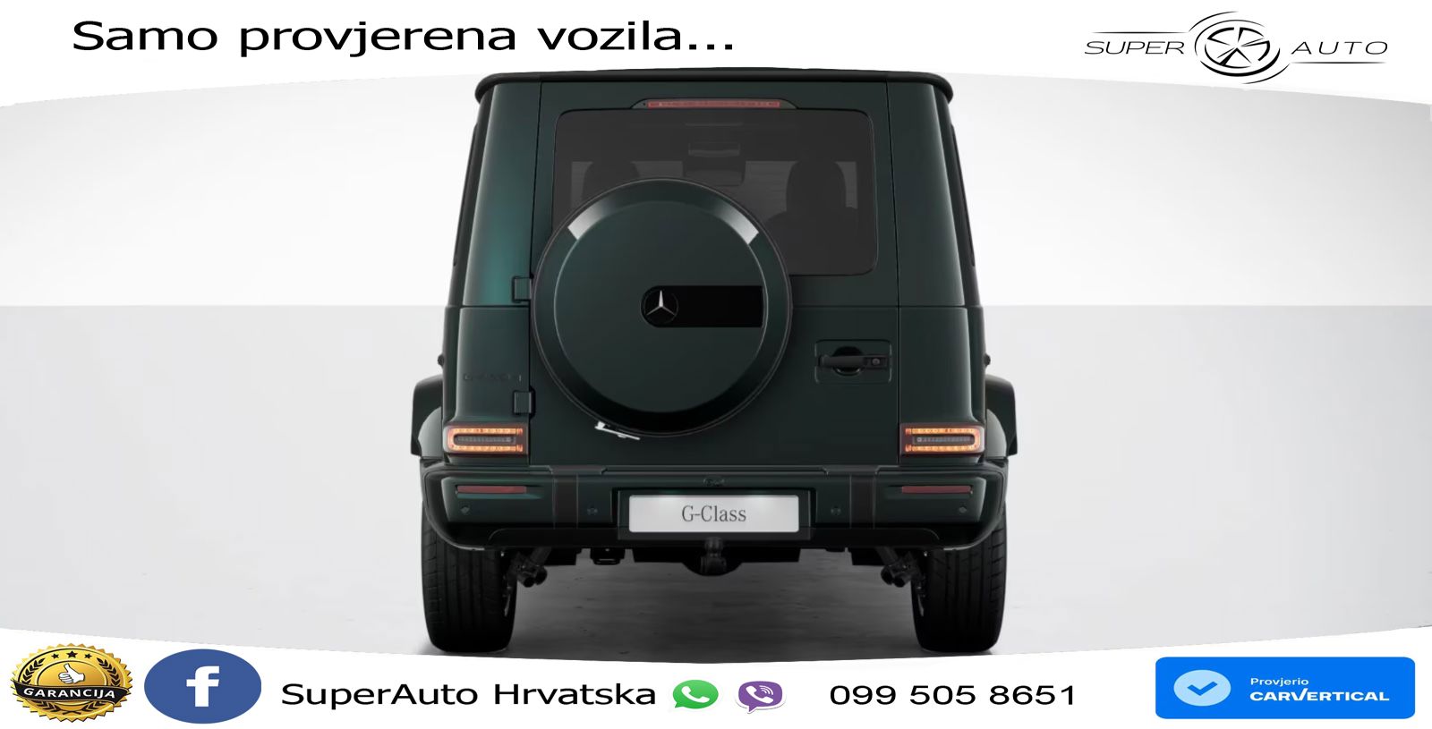 Mercedes G 450d Long (367 KS) 4MATIC 9G-TRONIC Superior LED+GR SJED+ACC