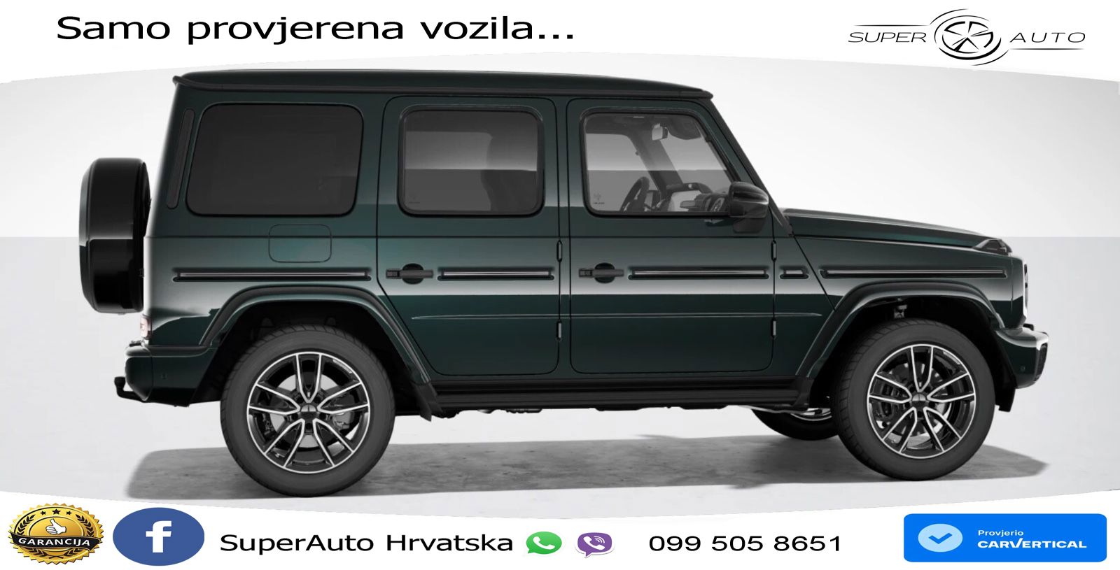 Mercedes G 450d Long (367 KS) 4MATIC 9G-TRONIC Superior LED+GR SJED+ACC
