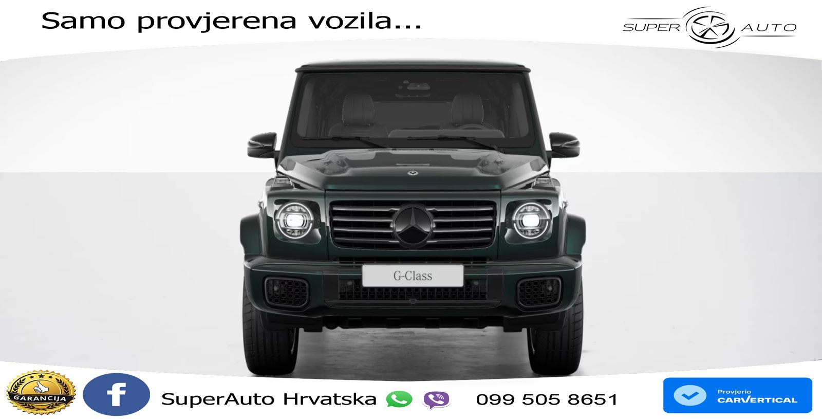 Mercedes G 450d Long (367 KS) 4MATIC 9G-TRONIC Superior LED+GR SJED+ACC