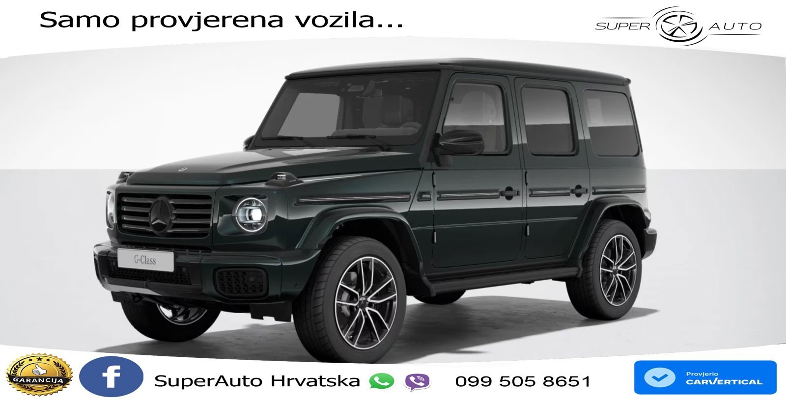 Mercedes G 450d Long (367 KS) 4MATIC 9G-TRONIC Superior LED+GR SJED+ACC