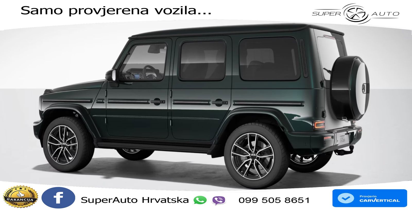 Mercedes G 450d Long (367 KS) 4MATIC 9G-TRONIC Superior LED+GR SJED+ACC