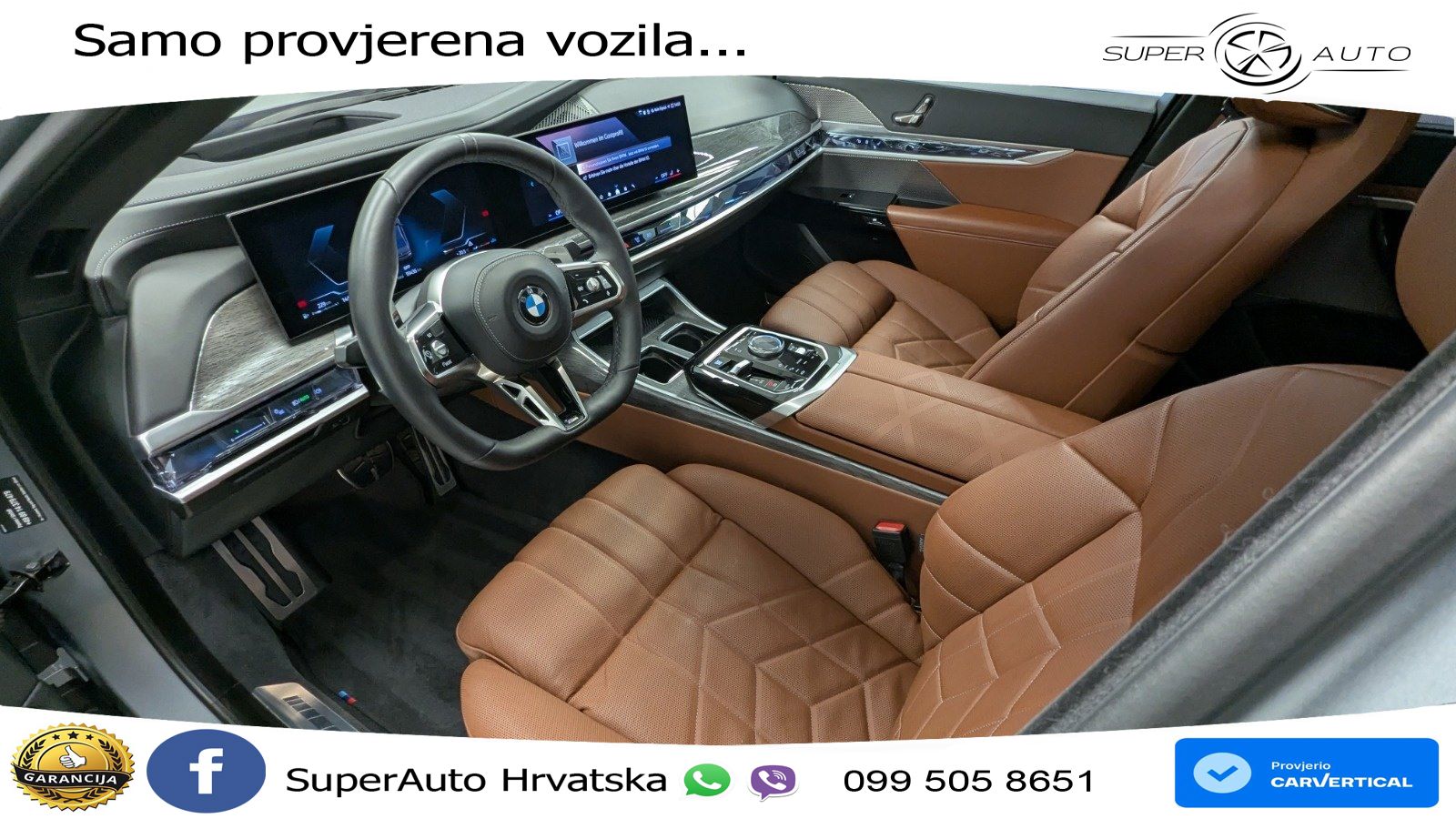 BMW 740d (299 KS) xDrive Steptronic M Sport ZRAČNI+ACC+GR SJED+KAM+PANO