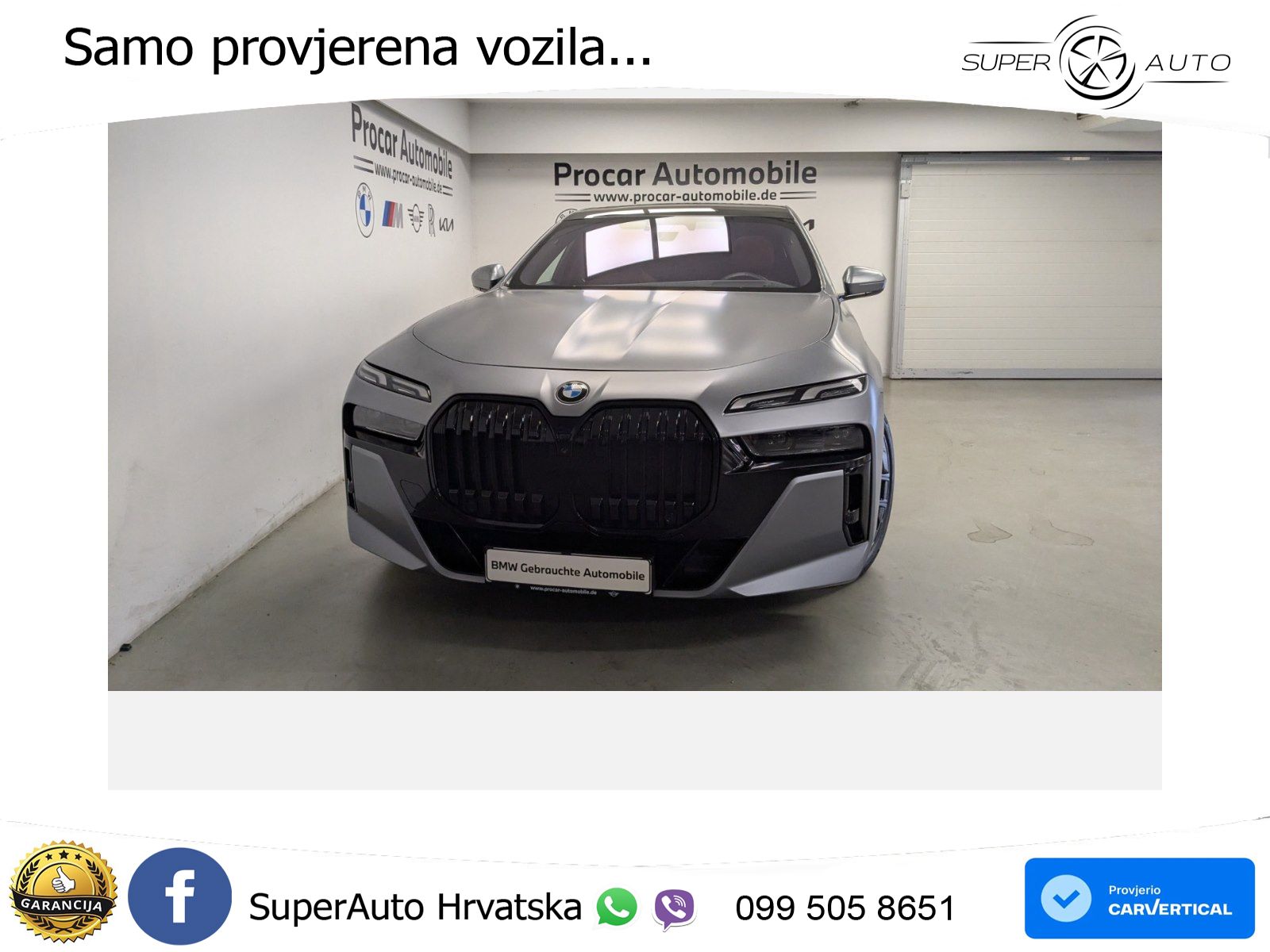 BMW 740d (299 KS) xDrive Steptronic M Sport ZRAČNI+ACC+GR SJED+KAM+PANO