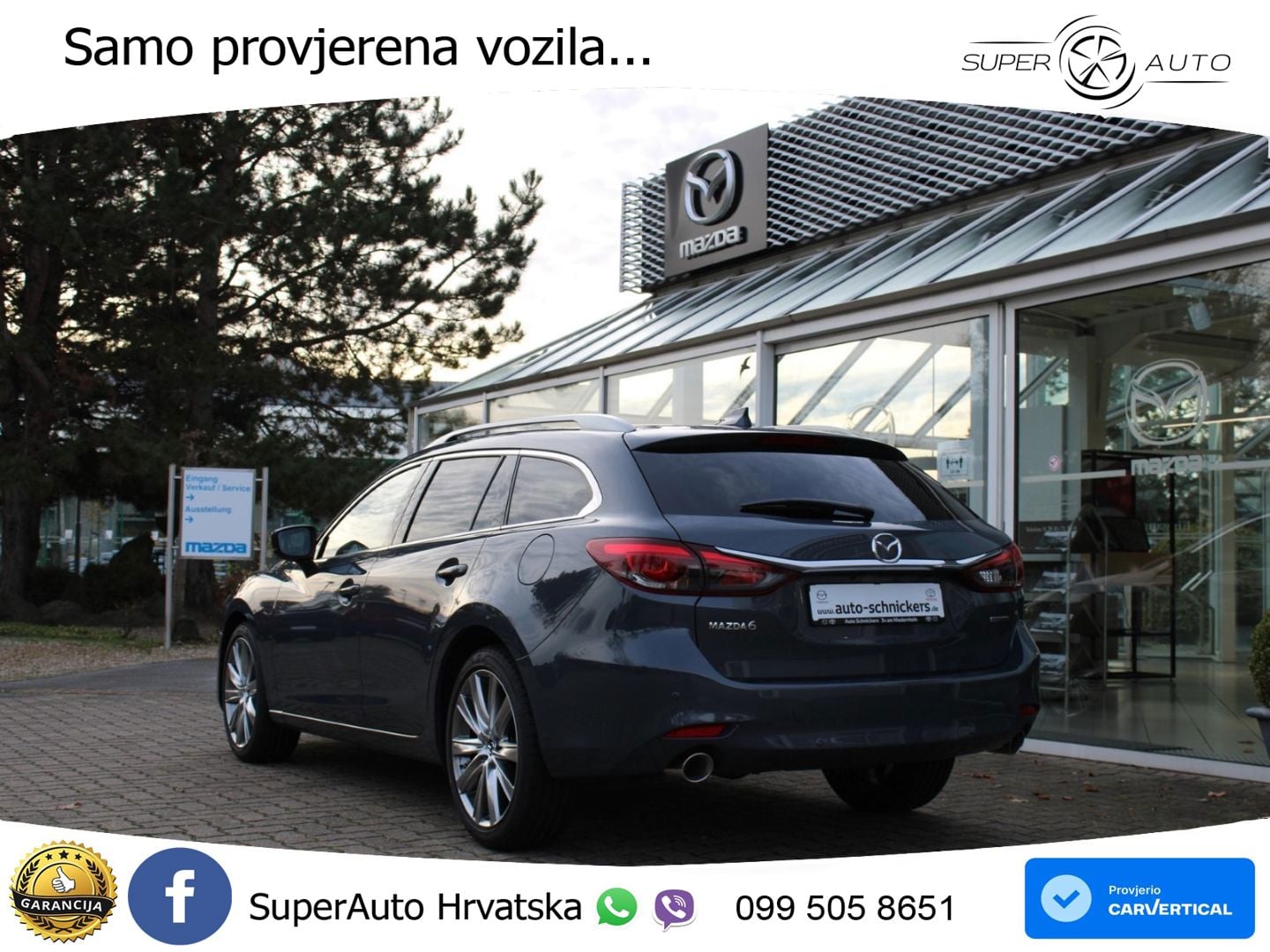 Mazda 6 Sport Combi 2.0 SKYACTIV-G (165 KS) LED+GR SJED+ACC
