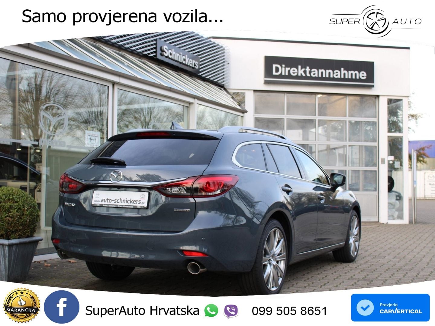 Mazda 6 Sport Combi 2.0 SKYACTIV-G (165 KS) LED+GR SJED+ACC