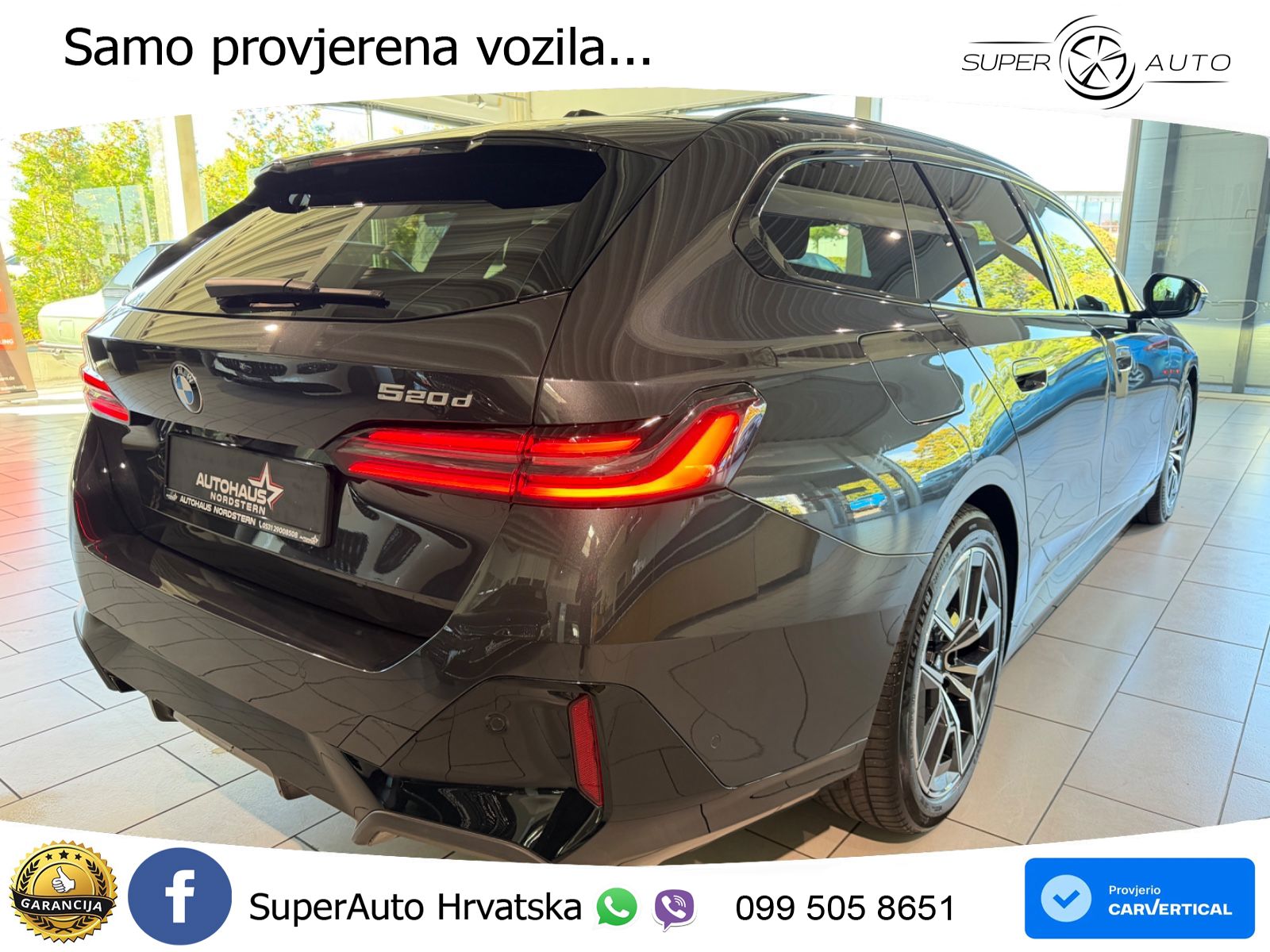 BMW 520d Touring (197 KS) Steptronic M Sport ACC+HEAD+4xGR SJED+360+PANO
