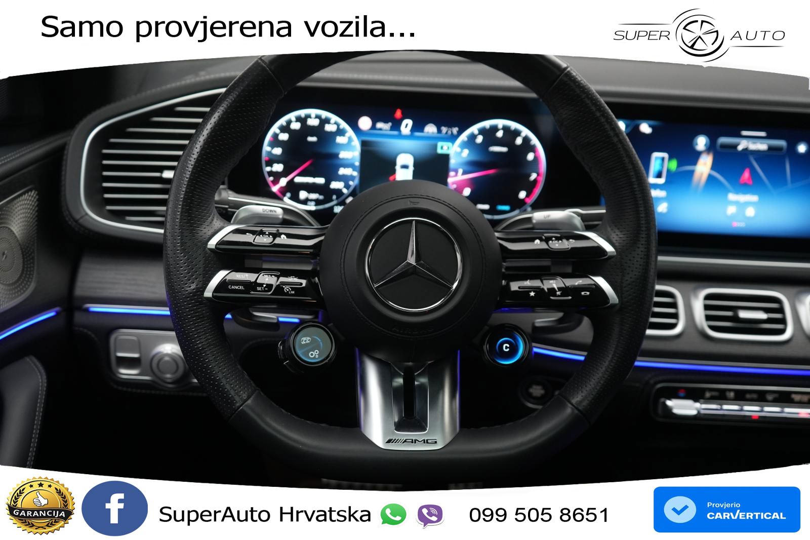 Mercedes AMG GLE 53 (435 KS) EQ Boost 4MATIC+ AMG SPEEDSHIFT TCT 9G ACC+HEAD+GR SJED+360+PANO