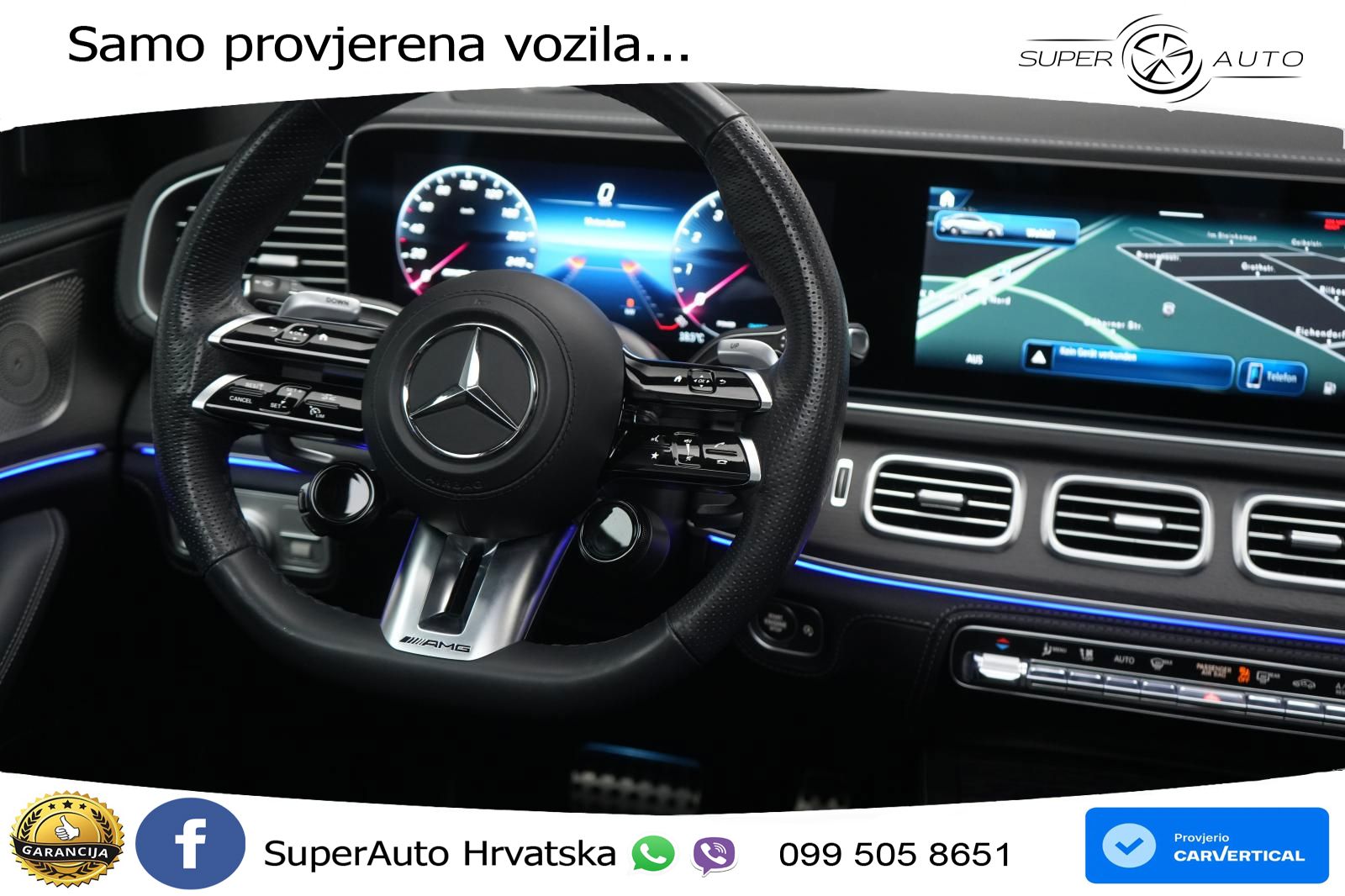 Mercedes AMG GLE 53 (435 KS) EQ Boost 4MATIC+ AMG SPEEDSHIFT TCT 9G ACC+HEAD+GR SJED+360+PANO