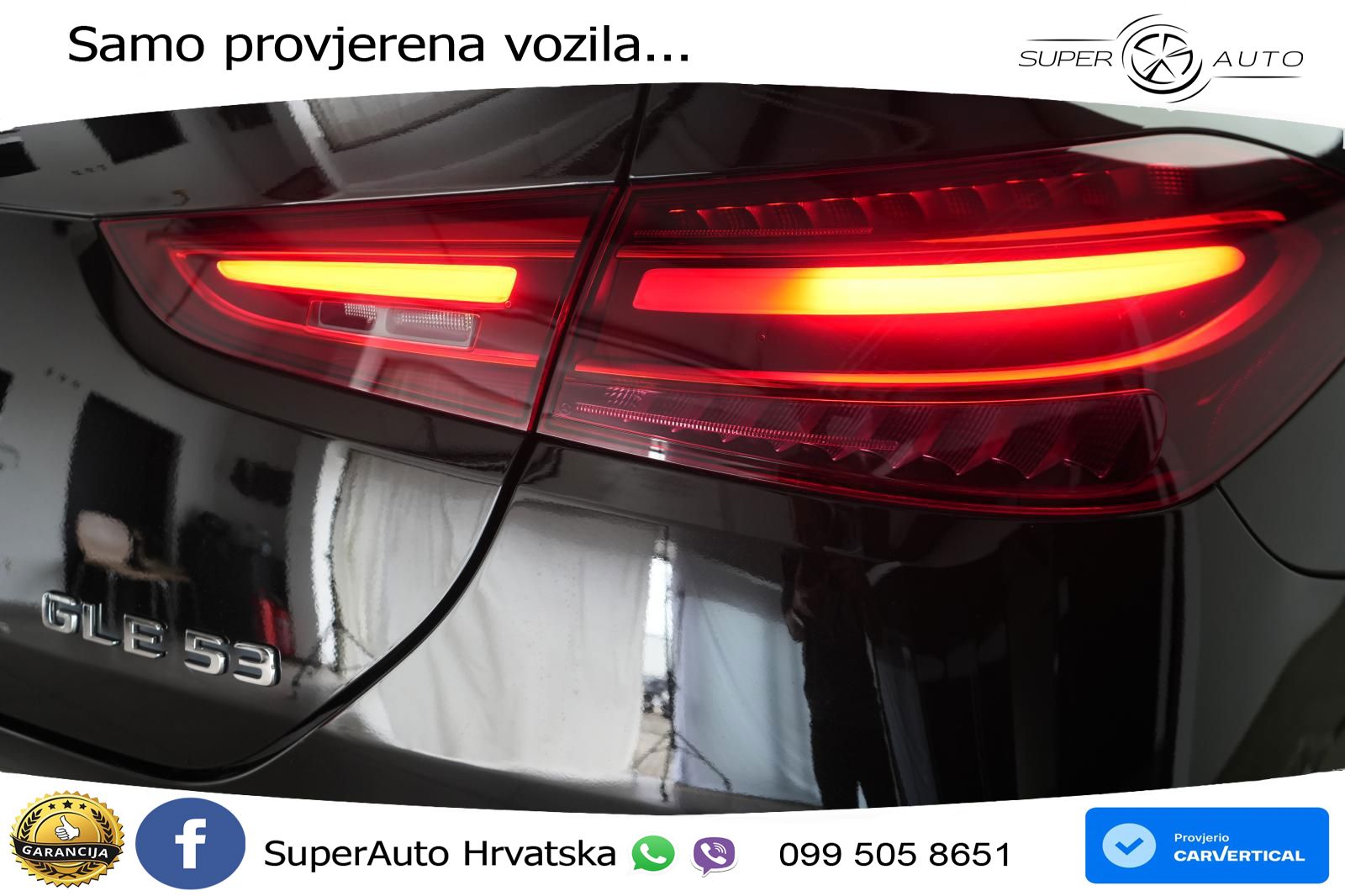Mercedes AMG GLE 53 (435 KS) EQ Boost 4MATIC+ AMG SPEEDSHIFT TCT 9G ACC+HEAD+GR SJED+360+PANO