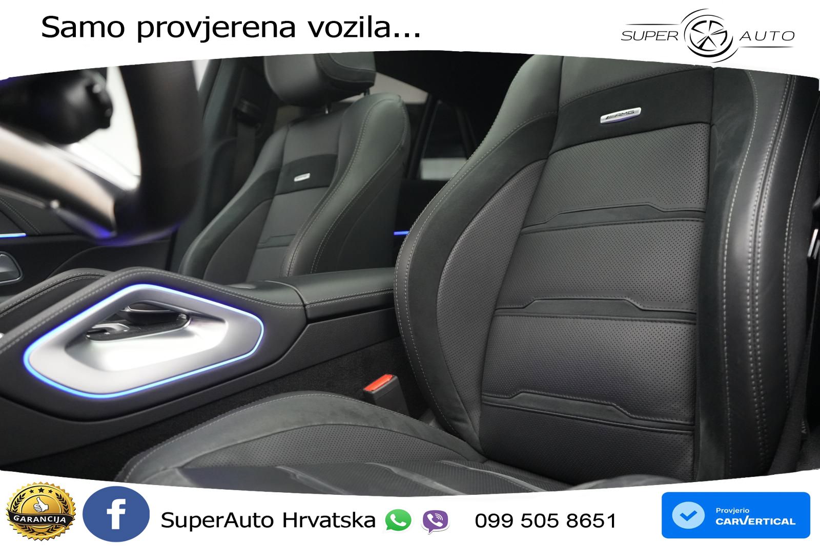 Mercedes AMG GLE 53 (435 KS) EQ Boost 4MATIC+ AMG SPEEDSHIFT TCT 9G ACC+HEAD+GR SJED+360+PANO