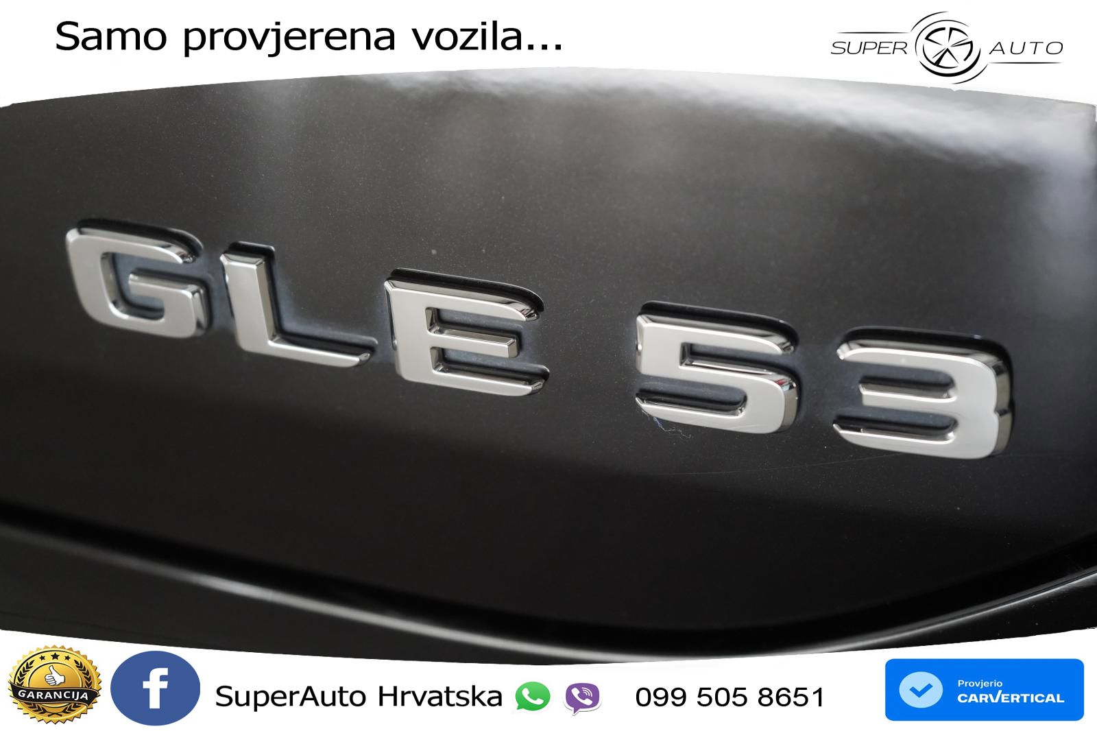 Mercedes AMG GLE 53 (435 KS) EQ Boost 4MATIC+ AMG SPEEDSHIFT TCT 9G ACC+HEAD+GR SJED+360+PANO