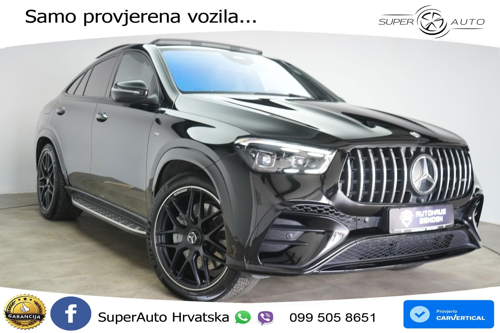 Mercedes AMG GLE 53 (435 KS) EQ Boost 4MATIC+ AMG SPEEDSHIFT TCT 9G ACC+HEAD+GR SJED+360+PANO