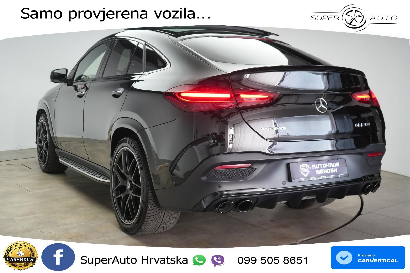 Mercedes AMG GLE 53 (435 KS) EQ Boost 4MATIC+ AMG SPEEDSHIFT TCT 9G ACC+HEAD+GR SJED+360+PANO