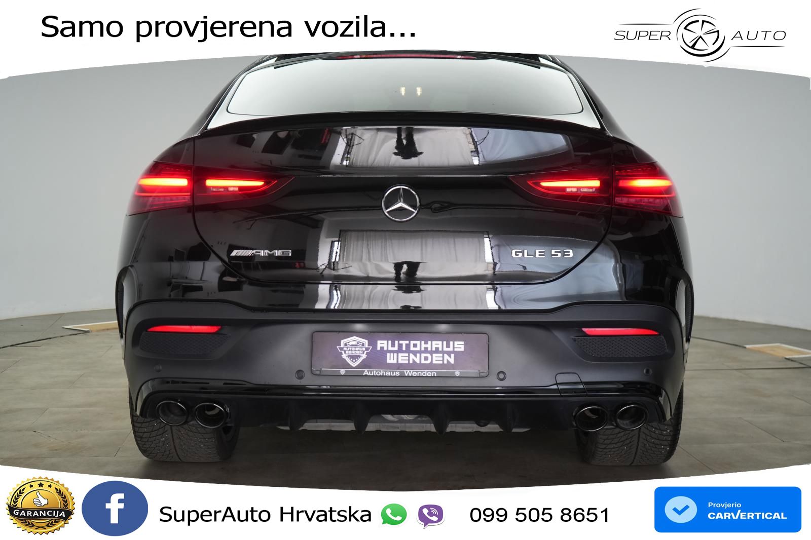 Mercedes AMG GLE 53 (435 KS) EQ Boost 4MATIC+ AMG SPEEDSHIFT TCT 9G ACC+HEAD+GR SJED+360+PANO