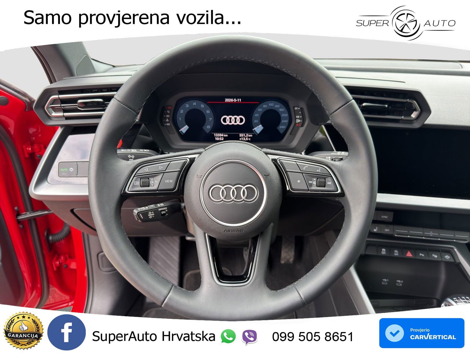 Audi A3 35 TFSI (150 KS) advanced