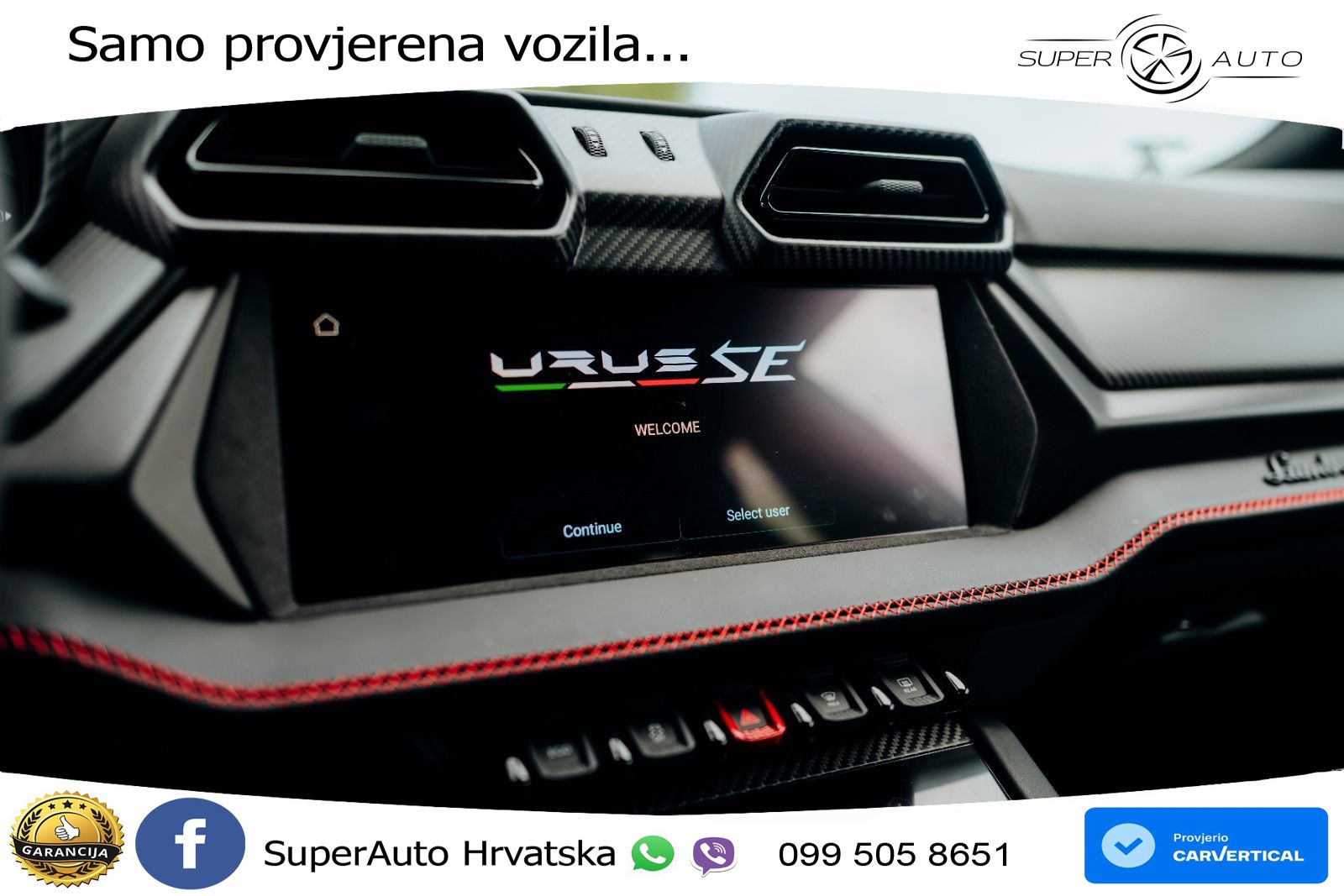 Lamborghini Urus SE 4.0 V8 (800 KS) 4WD Automatic LED+GR SJED+ACC