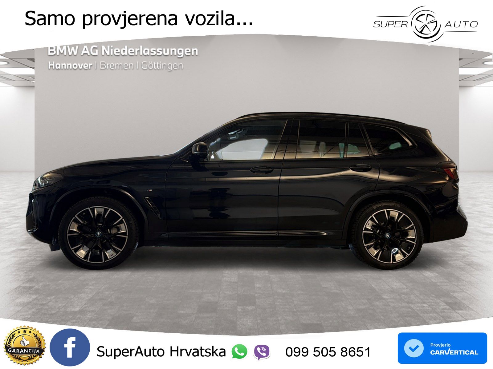 BMW iX3 80 kWh (286 KS) M Sport LED+GR SJED+ACC