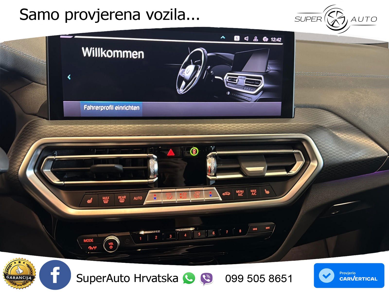 BMW iX3 80 kWh (286 KS) M Sport LED+GR SJED+ACC