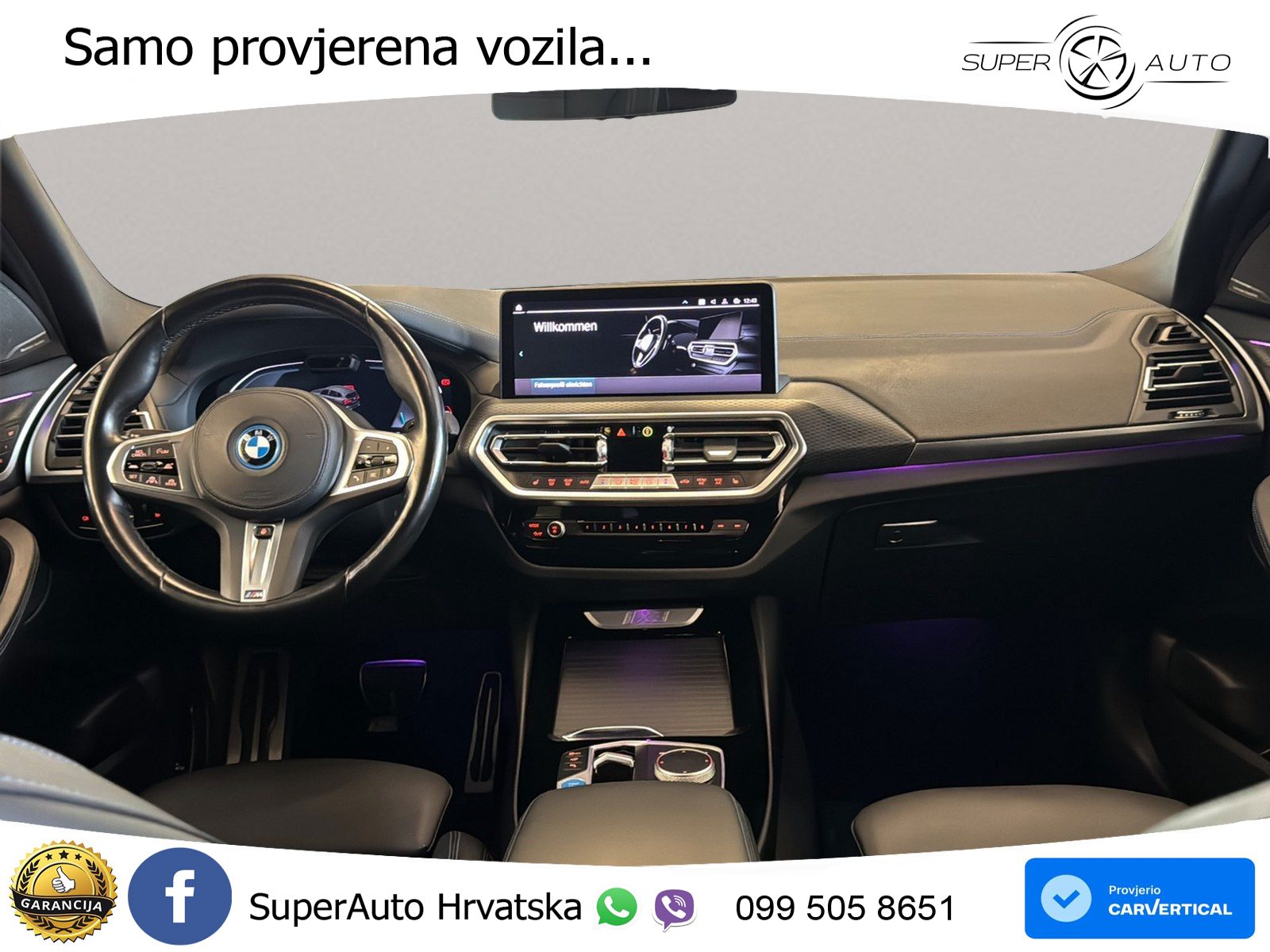 BMW iX3 80 kWh (286 KS) M Sport LED+GR SJED+ACC