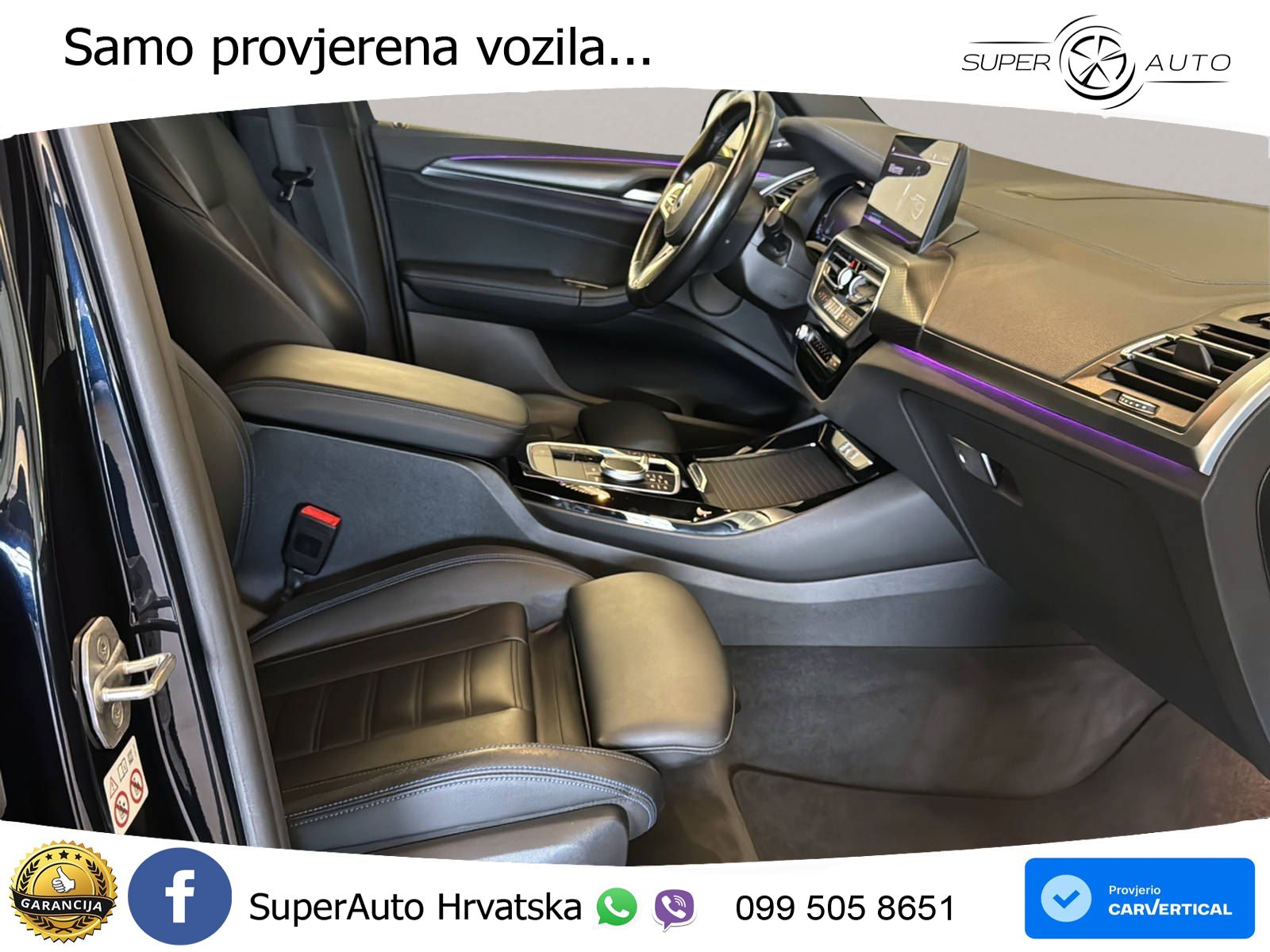 BMW iX3 80 kWh (286 KS) M Sport LED+GR SJED+ACC