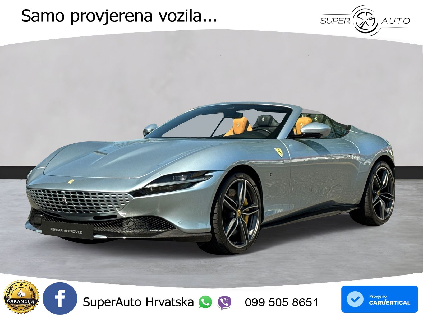 Ferrari Roma Spider 3.9 V8 (620 KS) F1 DCT LED+GR SJED+ACC