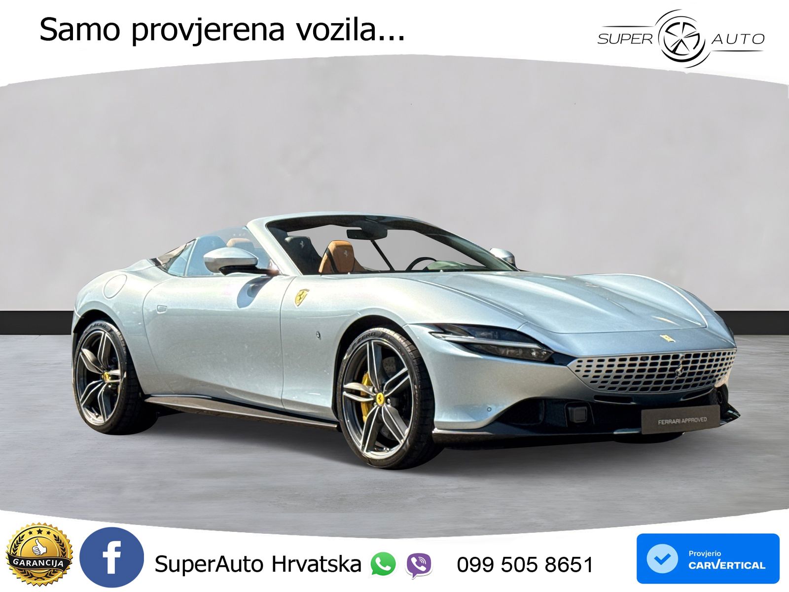 Ferrari Roma Spider 3.9 V8 (620 KS) F1 DCT LED+GR SJED+ACC