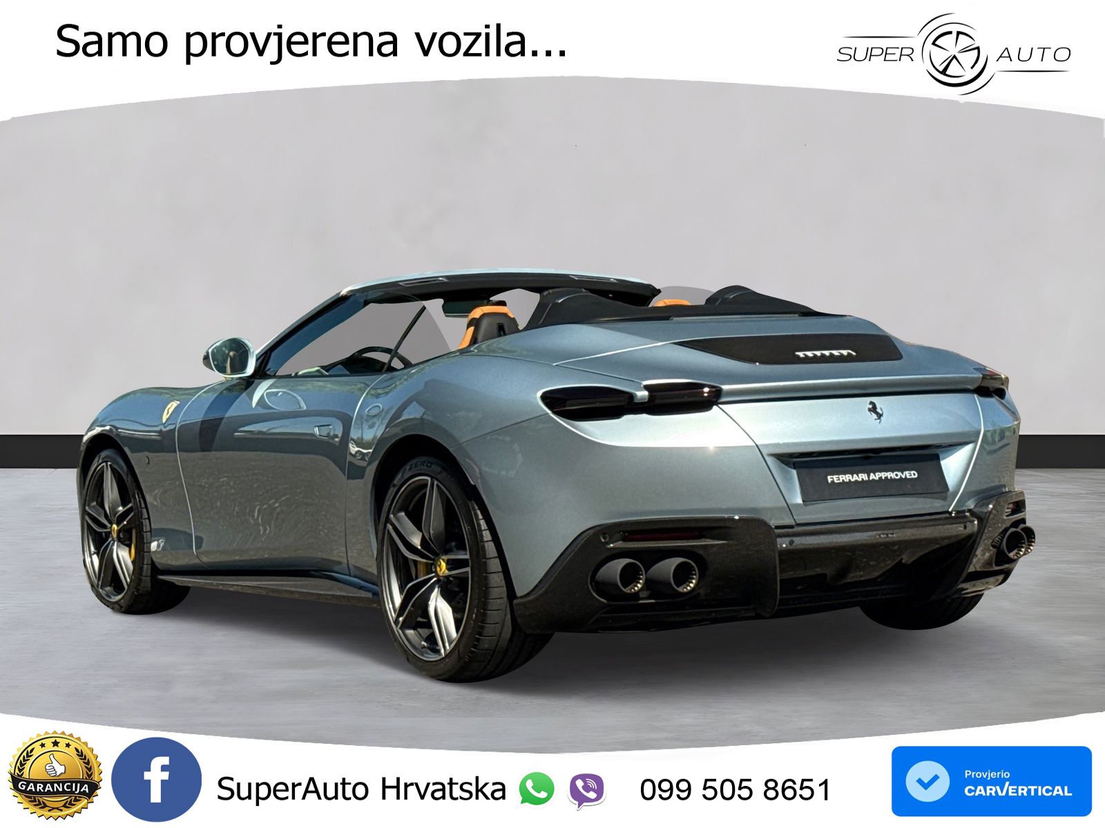 Ferrari Roma Spider 3.9 V8 (620 KS) F1 DCT LED+GR SJED+ACC
