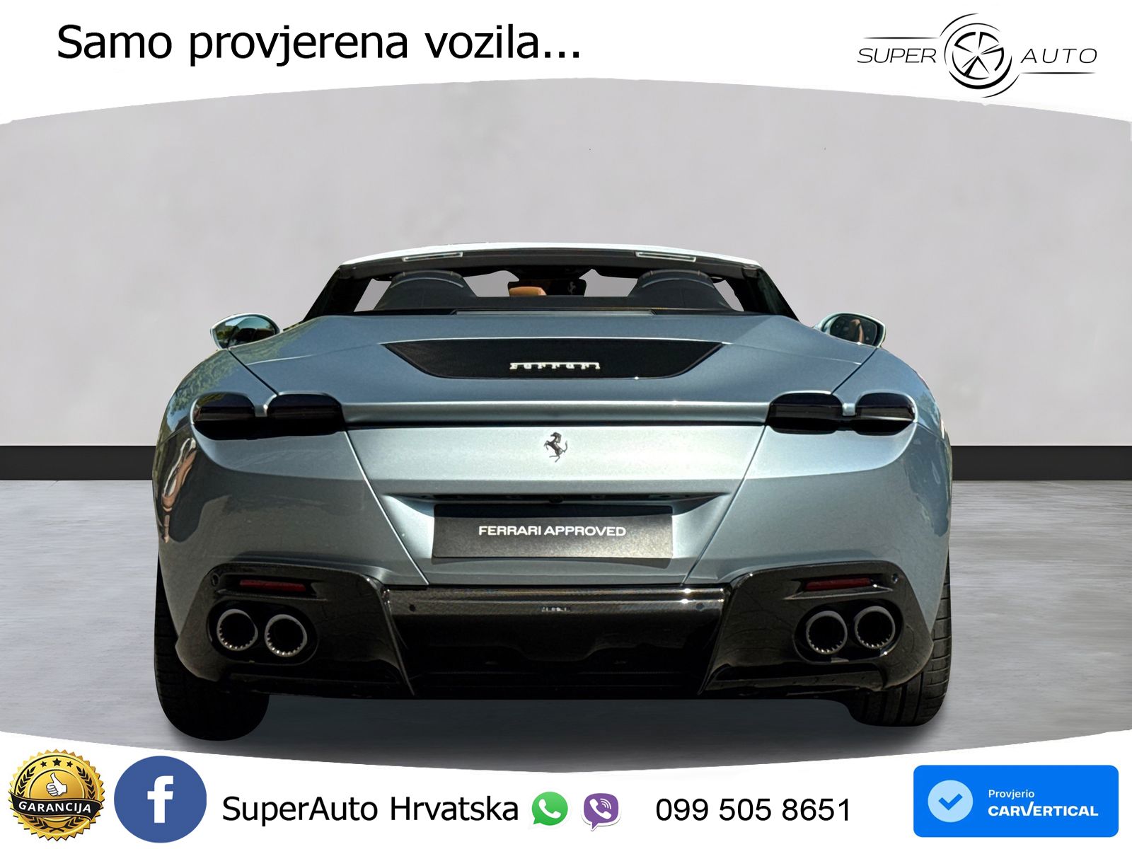 Ferrari Roma Spider 3.9 V8 (620 KS) F1 DCT LED+GR SJED+ACC