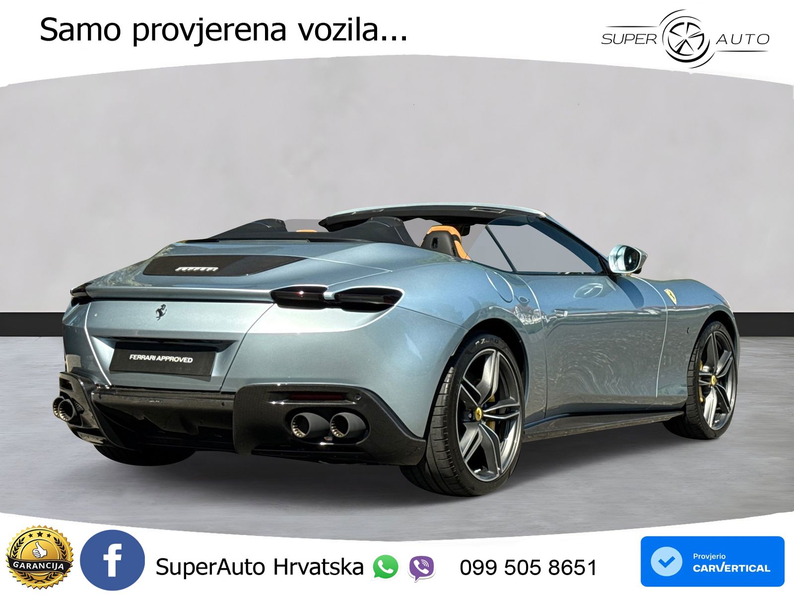 Ferrari Roma Spider 3.9 V8 (620 KS) F1 DCT LED+GR SJED+ACC