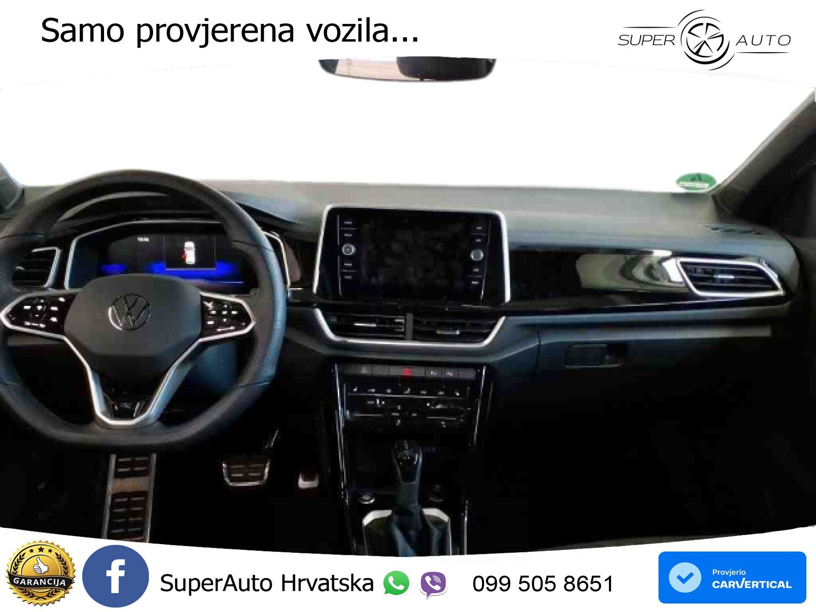 Volkswagen T-Roc 2.0 TSI (190 KS) 4M DSG R-Line LED+GR SJED+ACC