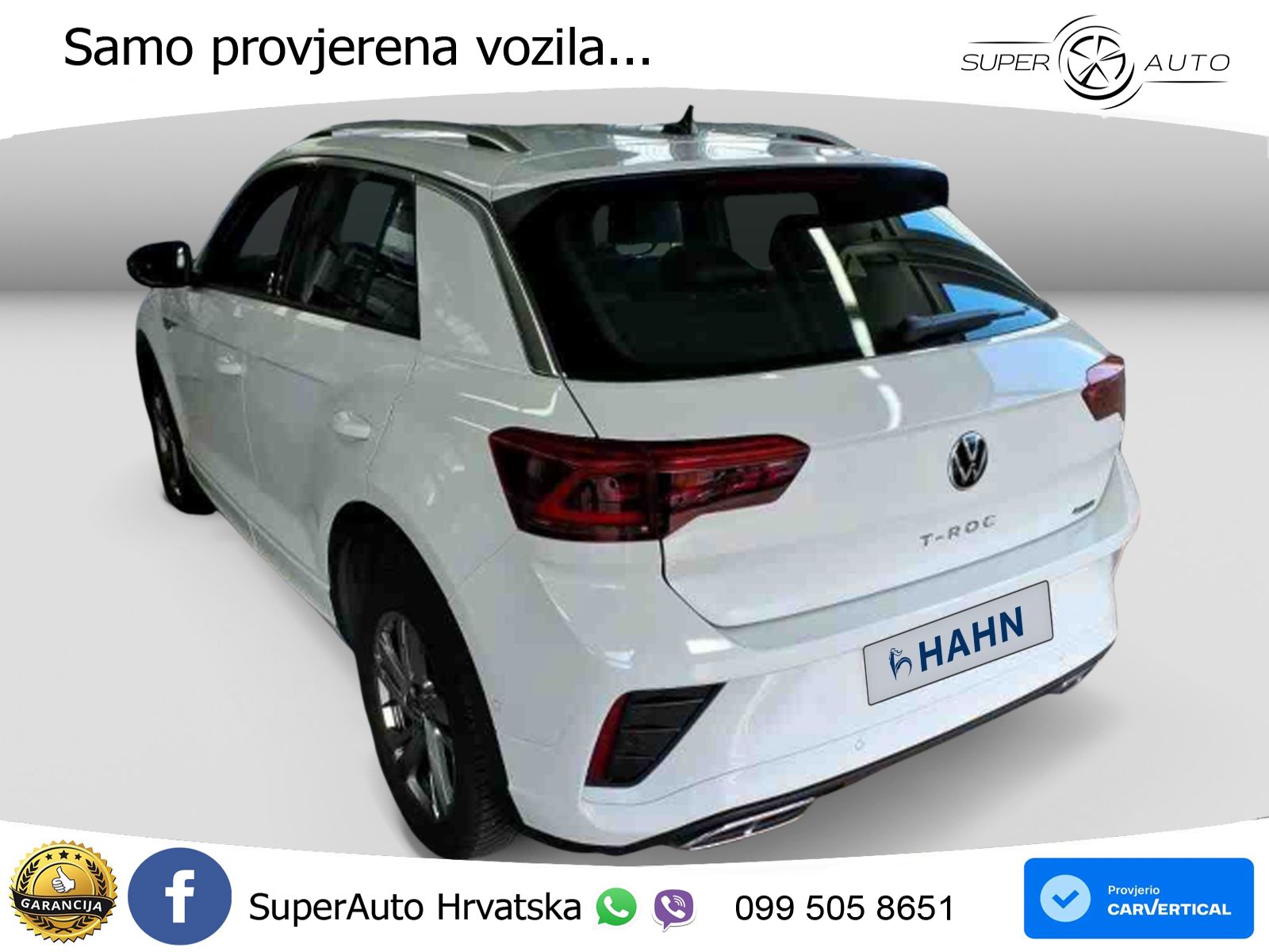 Volkswagen T-Roc 2.0 TSI (190 KS) 4M DSG R-Line LED+GR SJED+ACC