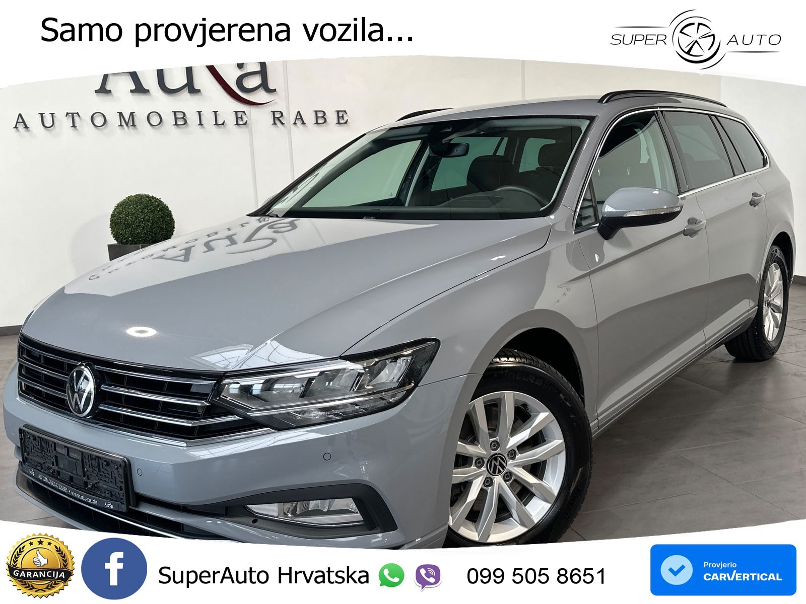 Volkswagen Passat Variant 2.0 TDI (150 KS) DSG Business LED+GR SJED+ACC
