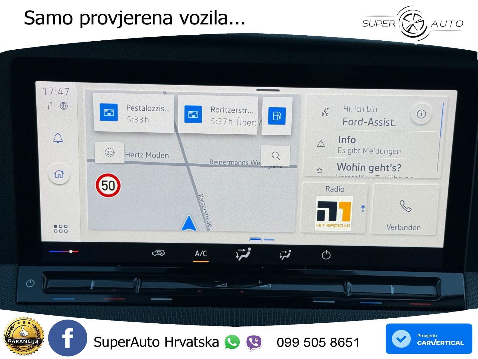 Ford Transit Connect L2 Kasten*ACC*AHK*KLIMA 102 KS